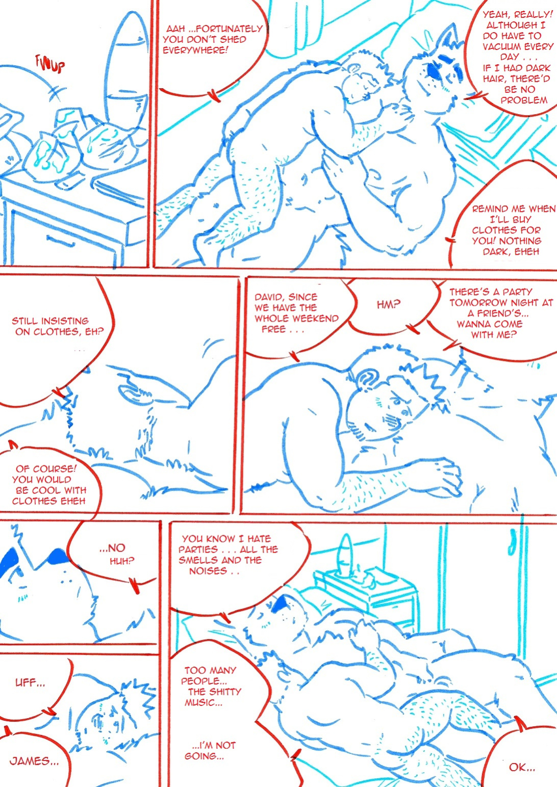 [husky92] Wolfguy 2 - Red & Blue