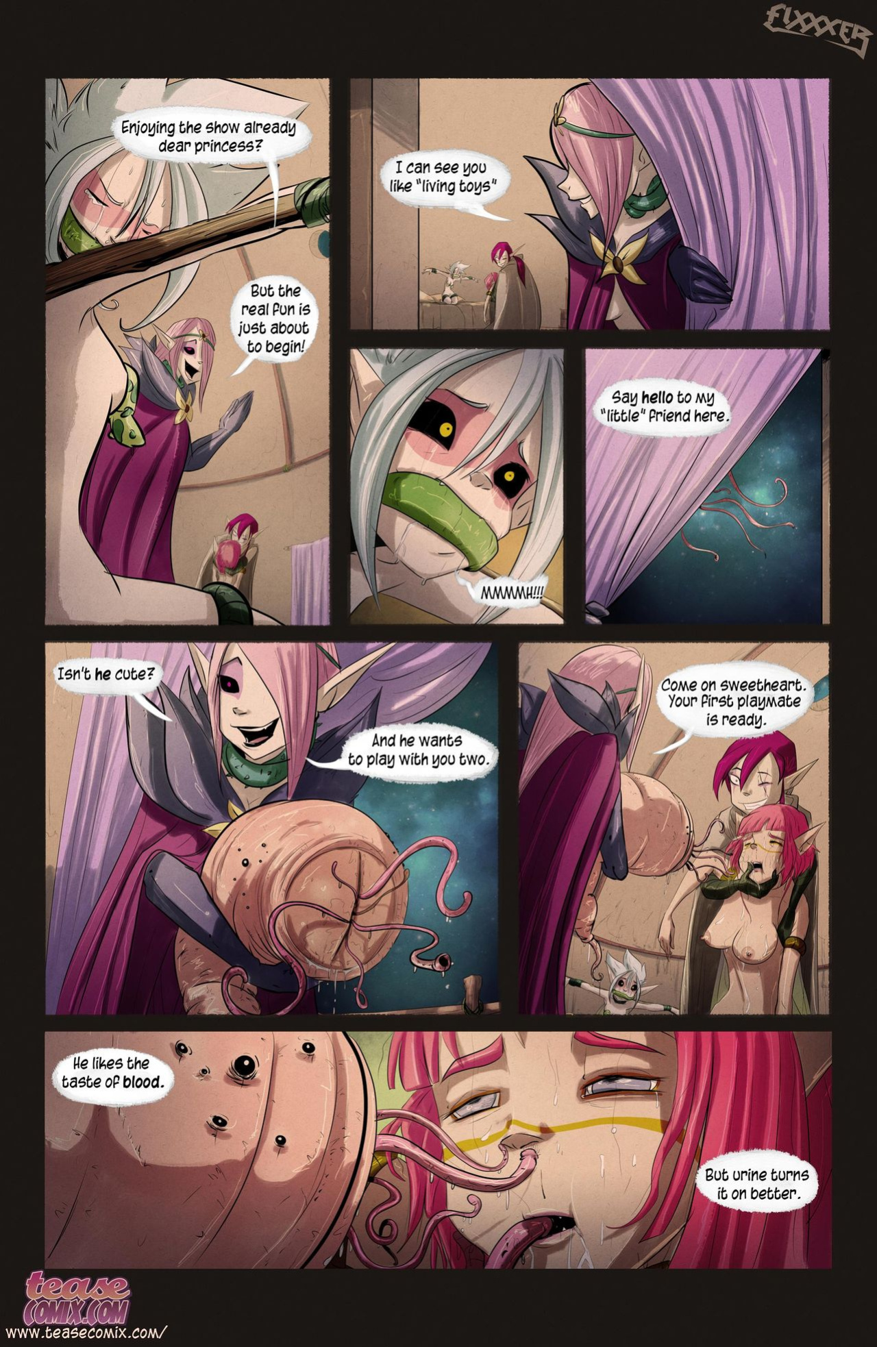 [TeaseComix (Fixxxer)] Aethel #1