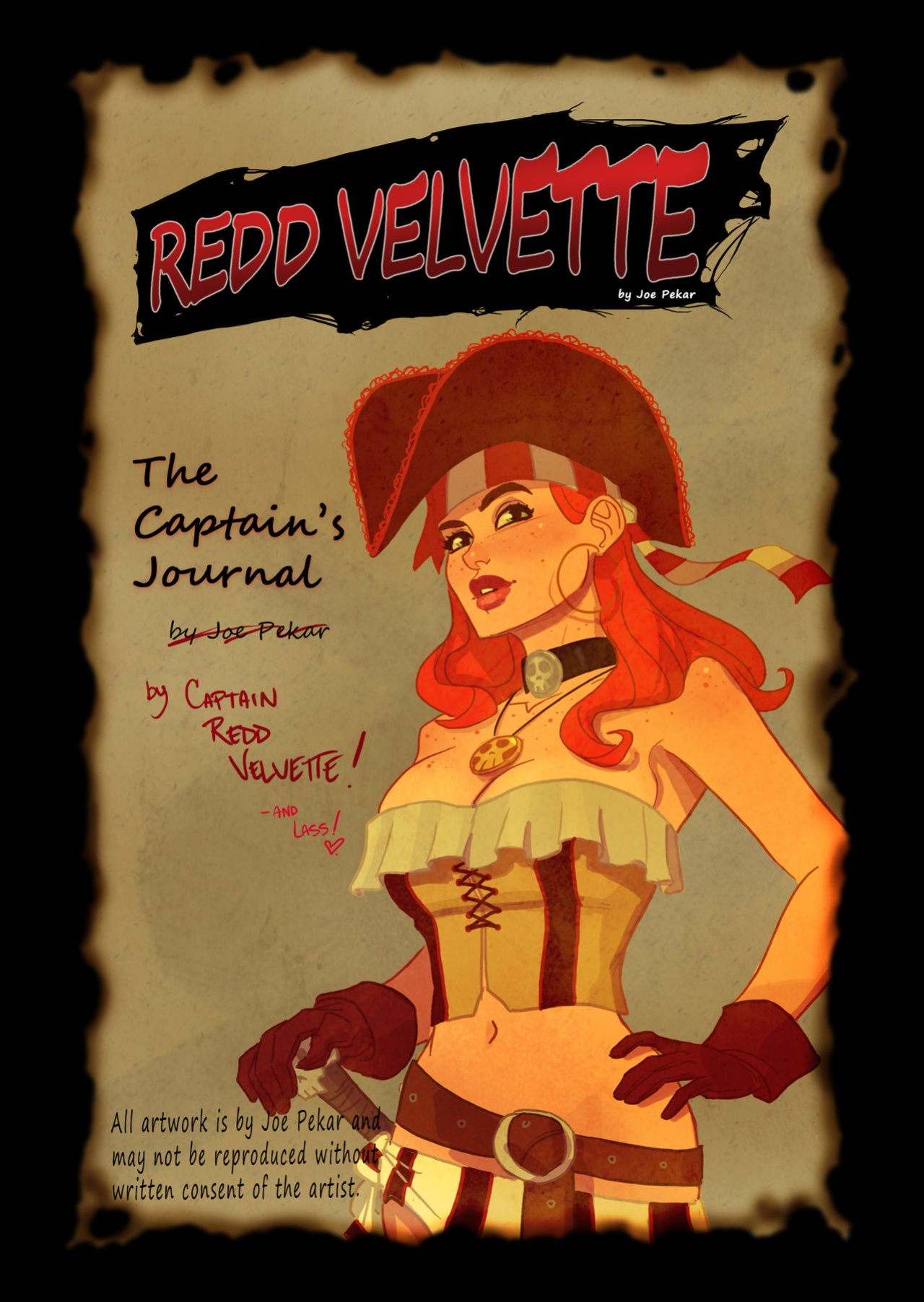 [Joe Pekar] Redd Velvette #1 - The Captain's Journal Addon (Kickstarter Project)