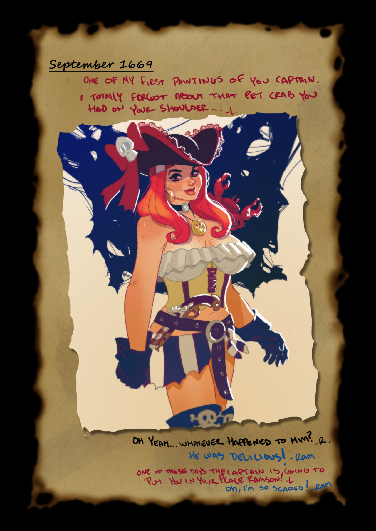 [Joe Pekar] Redd Velvette #1 - The Captain's Journal Addon (Kickstarter Project)