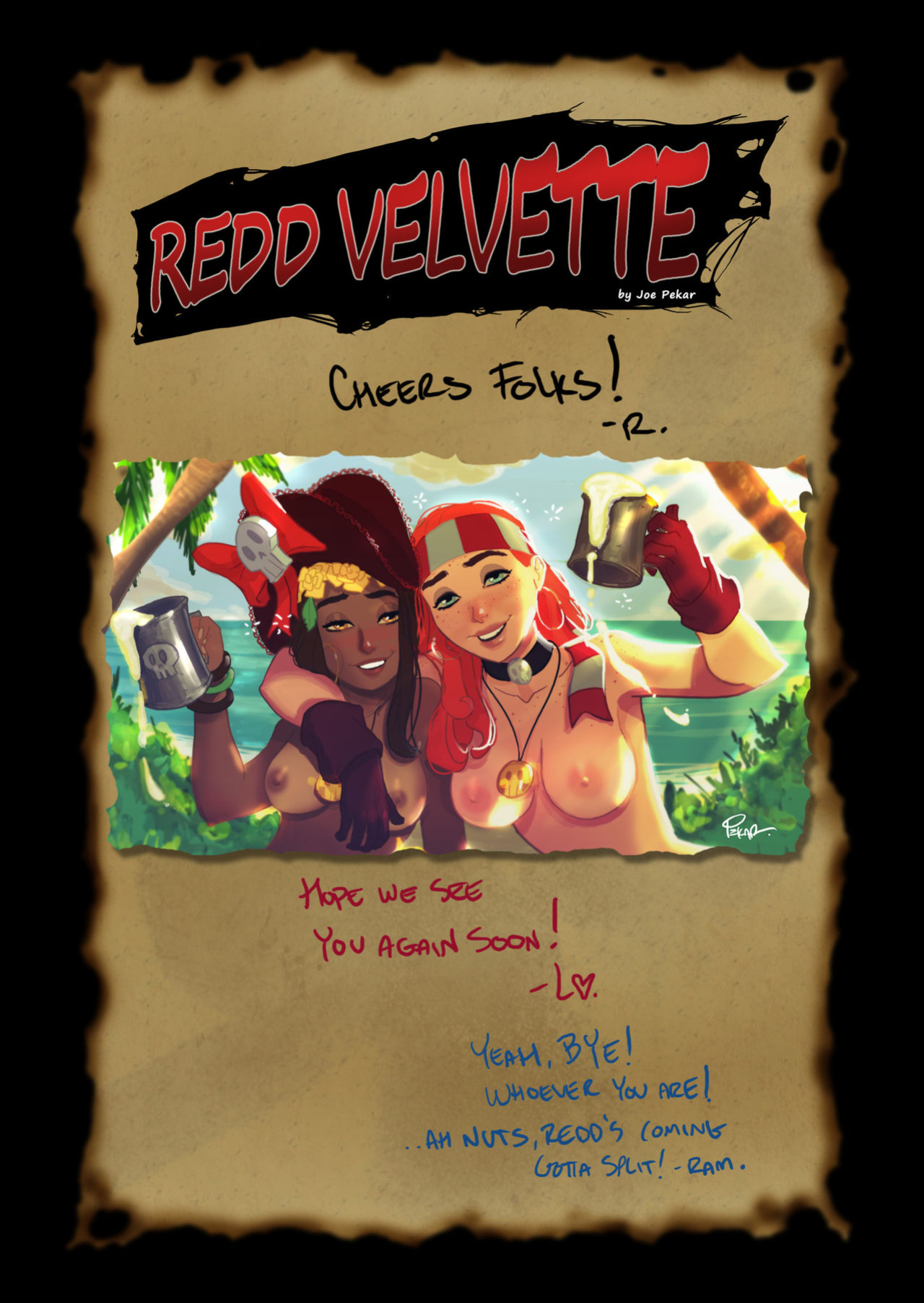 [Joe Pekar] Redd Velvette #1 - The Captain's Journal Addon (Kickstarter Project)