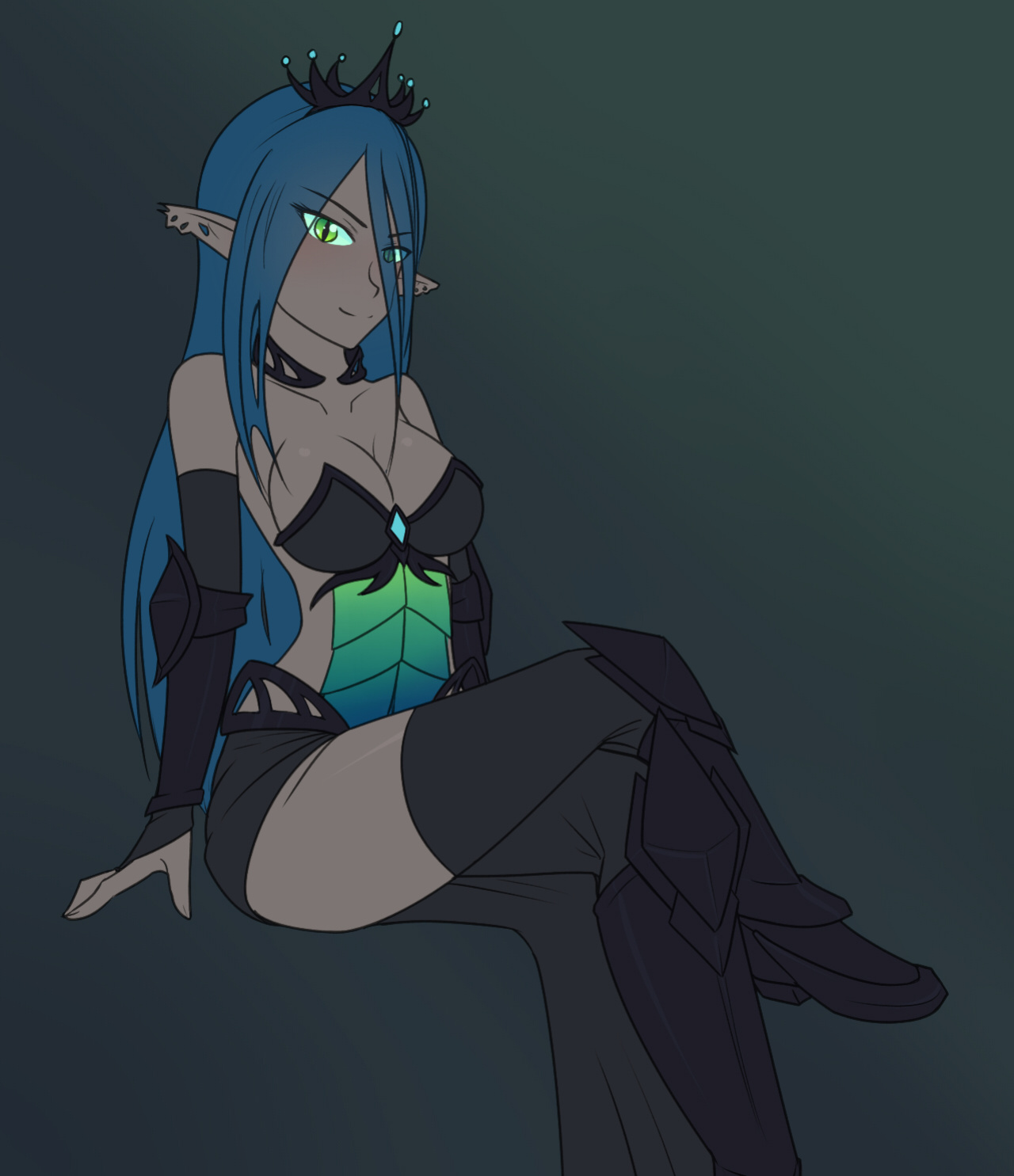 [JonFawkes] Strip Queen Chrysalis (My Little Pony: Friendship is Magic)