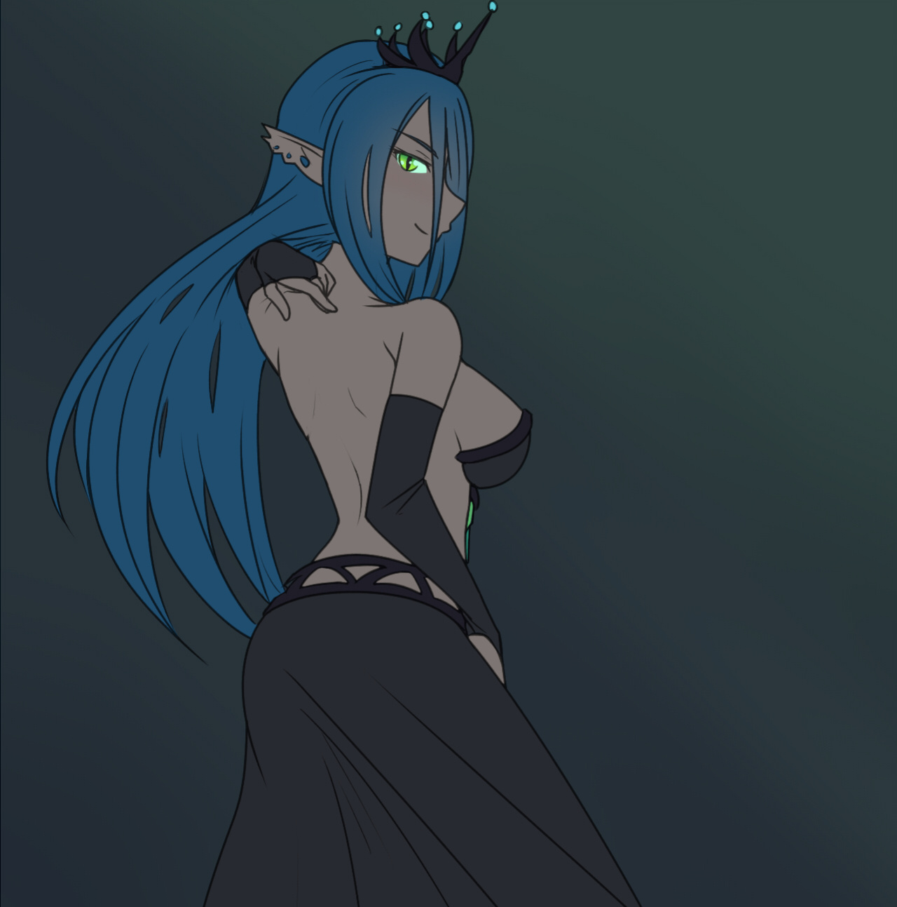 [JonFawkes] Strip Queen Chrysalis (My Little Pony: Friendship is Magic)