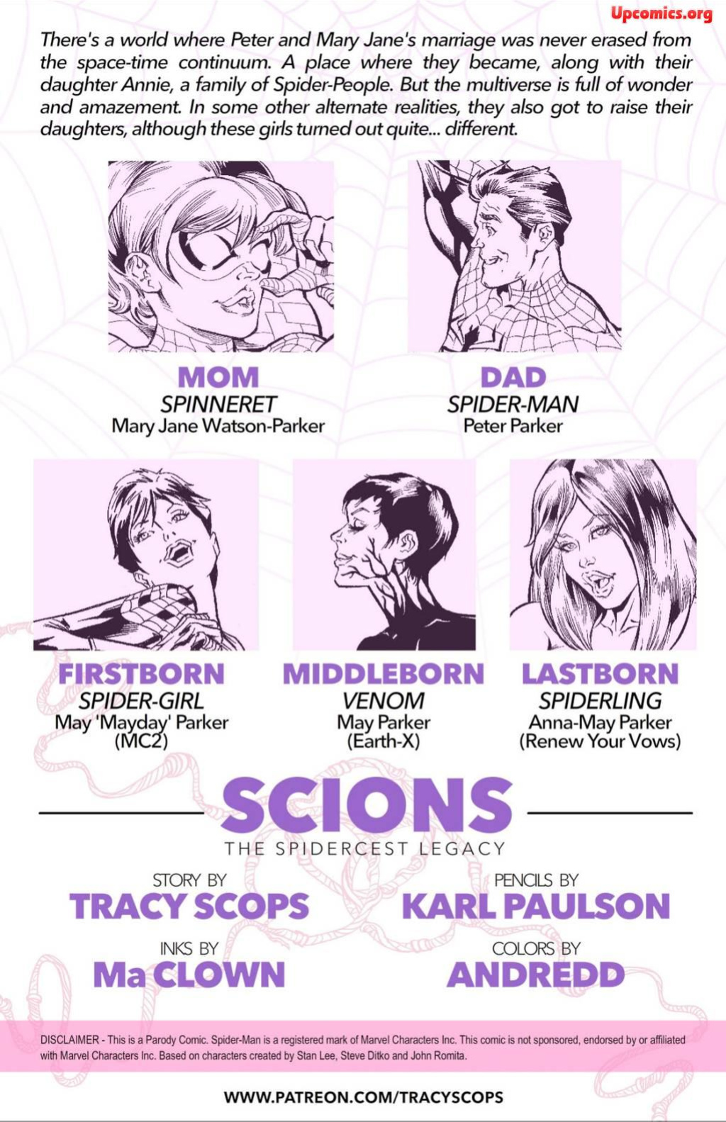 (Tracy Scops) Scions - The Spidercest Legacy