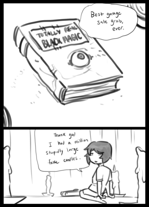 [glacierclear] Totally Real Black Magic