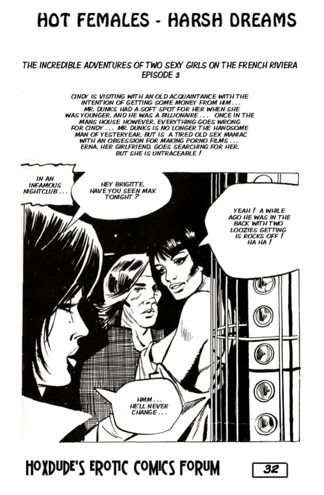 HOT FEMALES, HARSH DREAMS - BY WERNER GOELEN - A JKSKINSFAN TRANSLATION