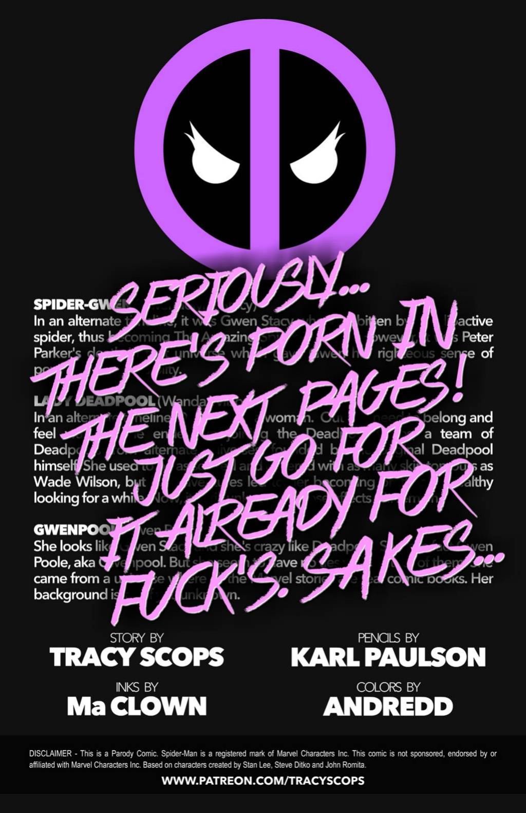 (Tracy Scops) Gwenpool - Radioactive Chimichanga