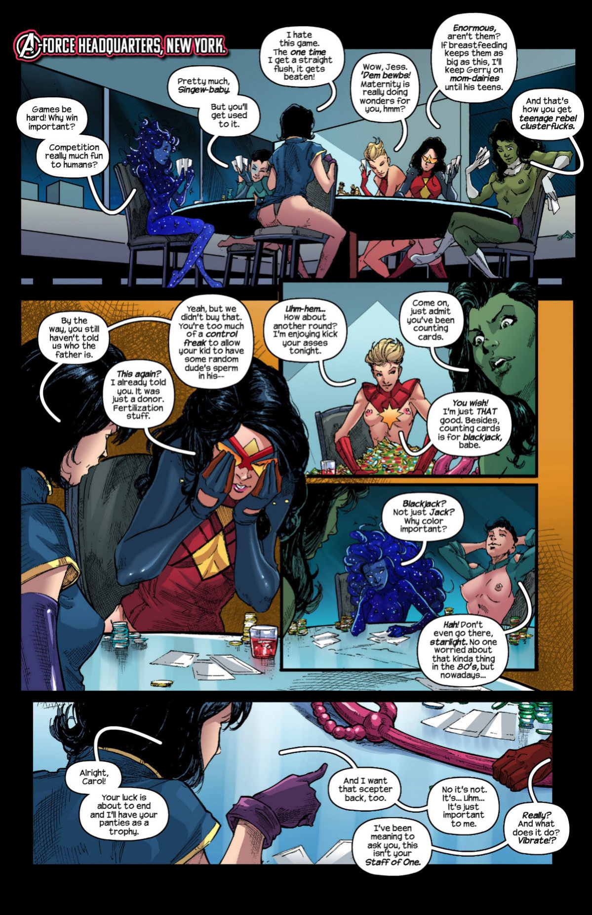 [Tracy Scops (Kall Alves)] A-Force - Strip Poker Stars