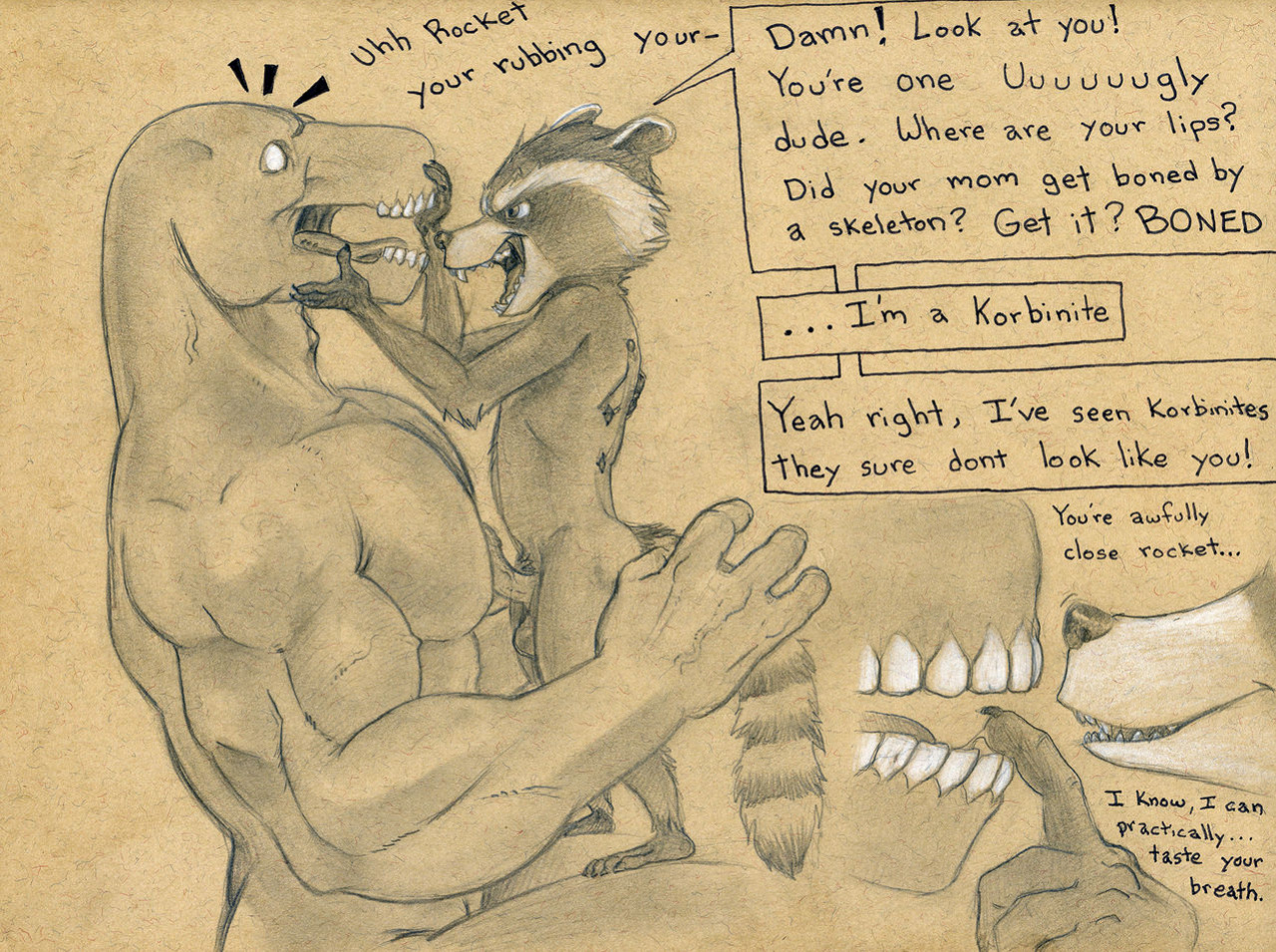[Tush] Rocket Racoon X Beta Ray Bill