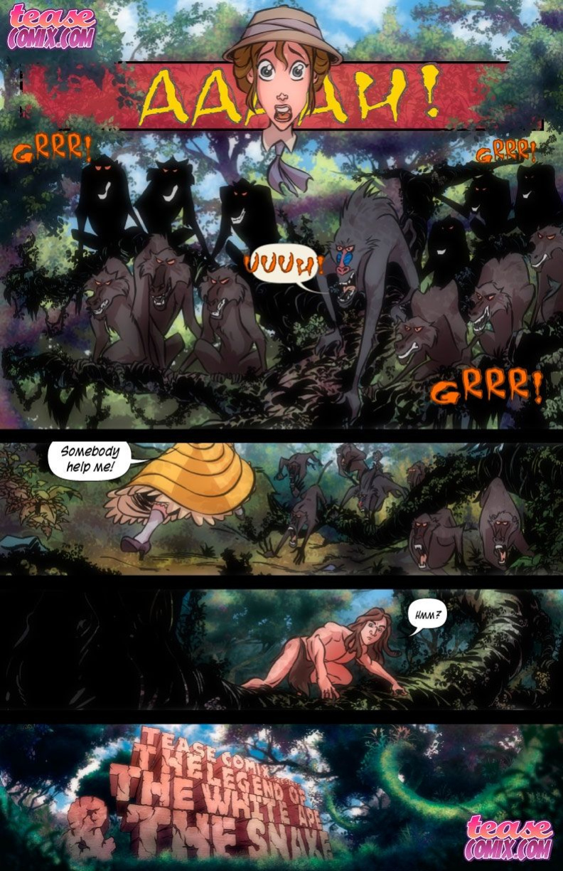 [TeaseComix (Kaizen2582)] The Legend of the White Ape and the Snake (Tarzan, The Jungle Book)