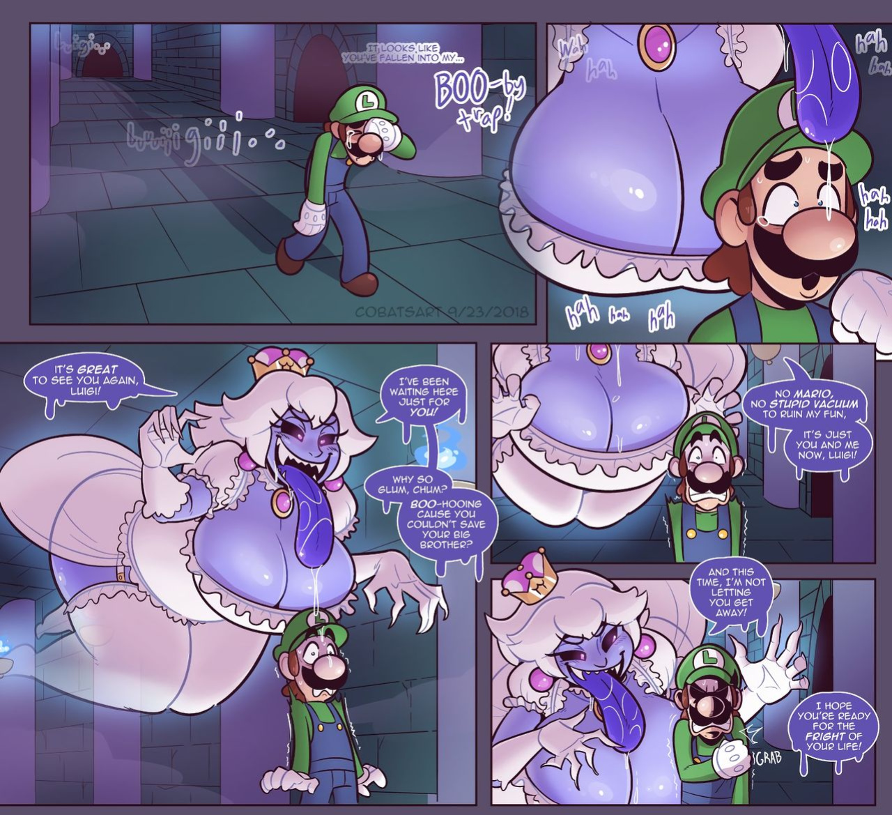 [Cobatsart] Bowsette x Mario (New Super Mario Bros. U Deluxe)