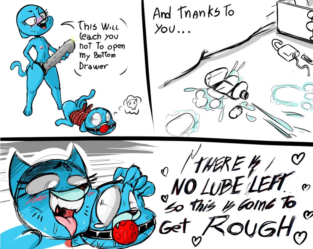 [fourball] Gumball's Battery Mishap (The Amazing World of Gumball)