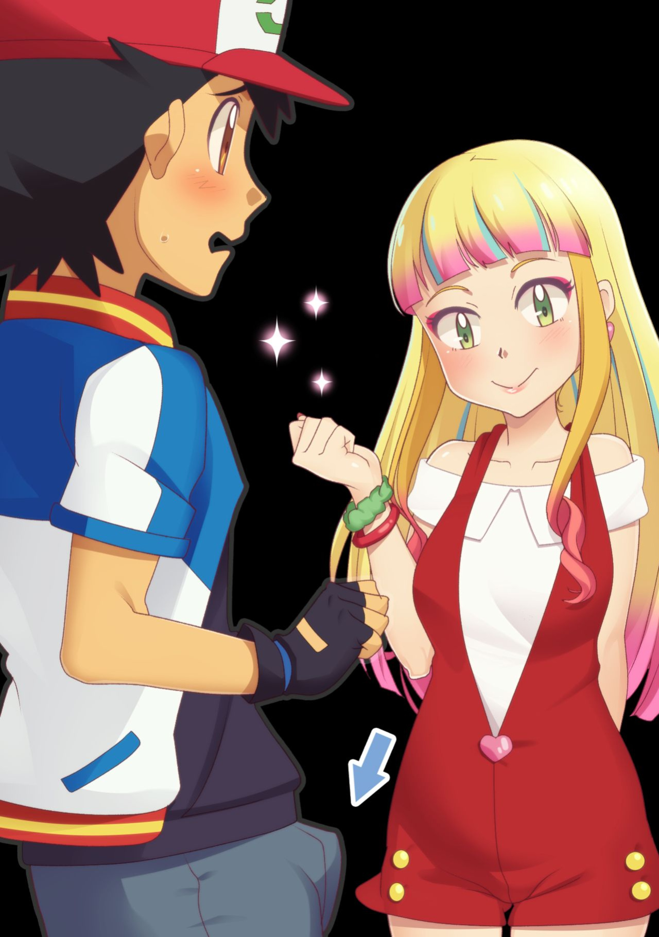 [Gazing Eye] Lisa and Satoshi (Pokemon)