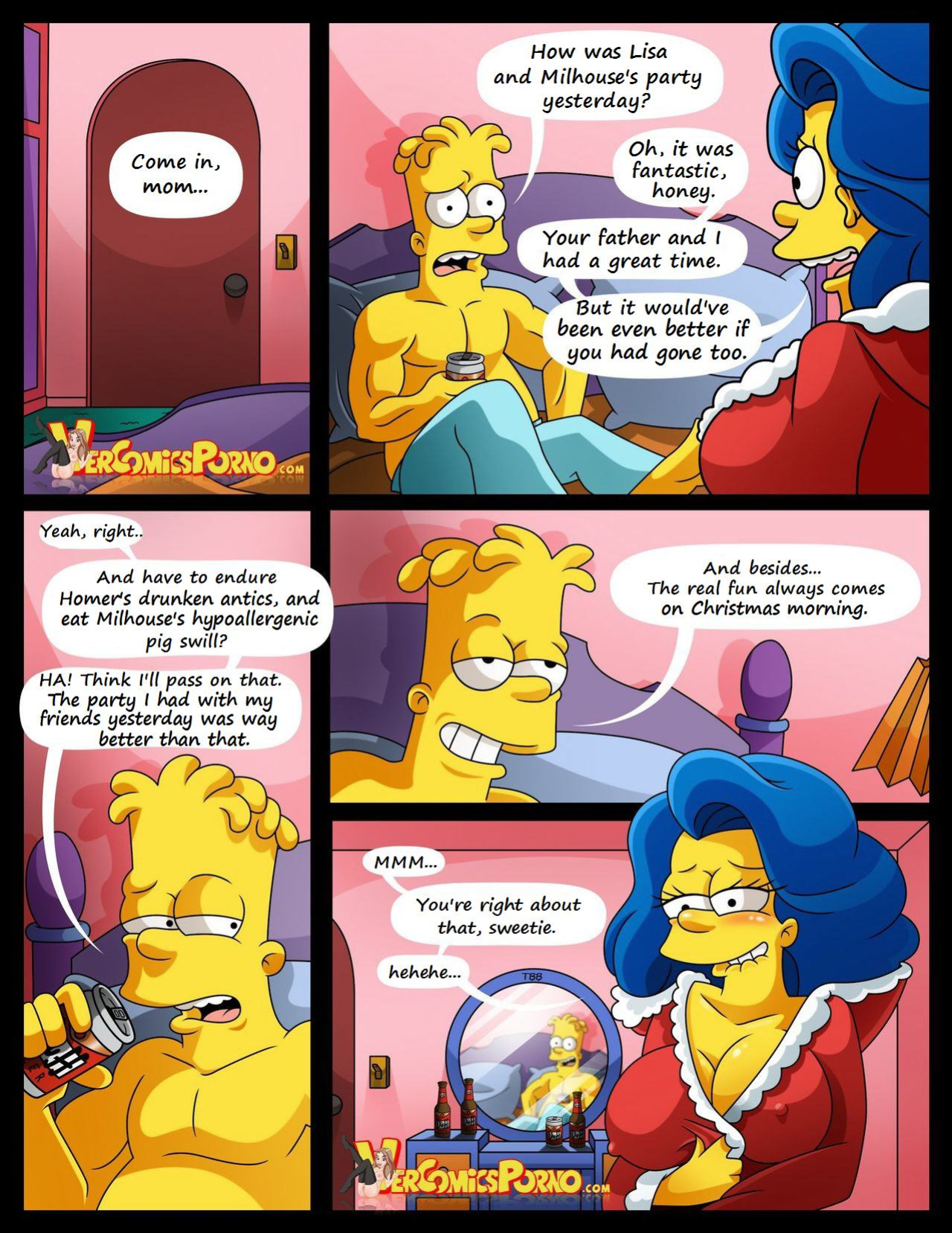 Milky White Christmas (The Simpsons) (Complete)