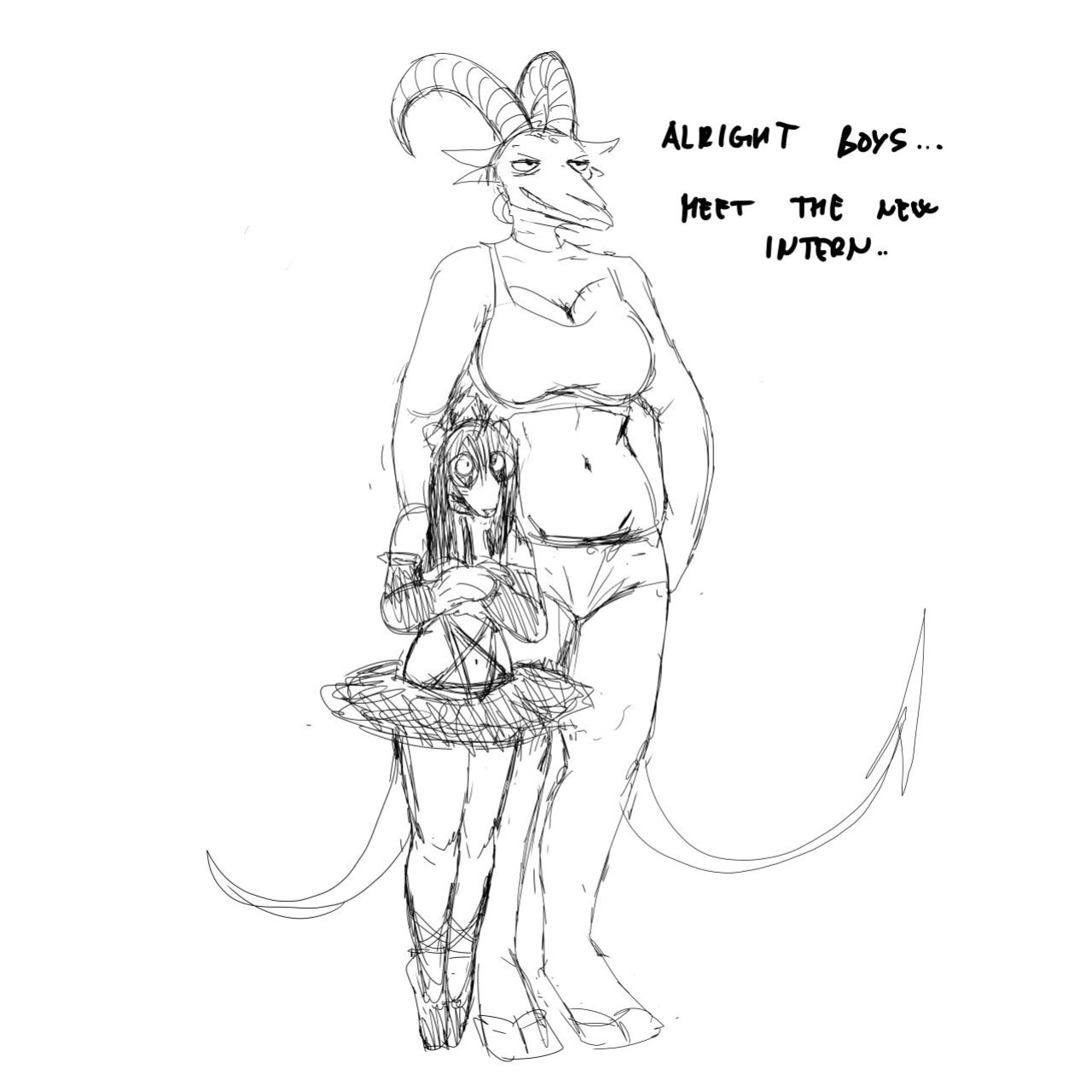 [hladilnik] Demon Opossum Girl