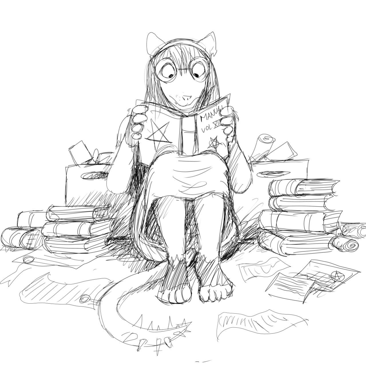[hladilnik] Demon Opossum Girl