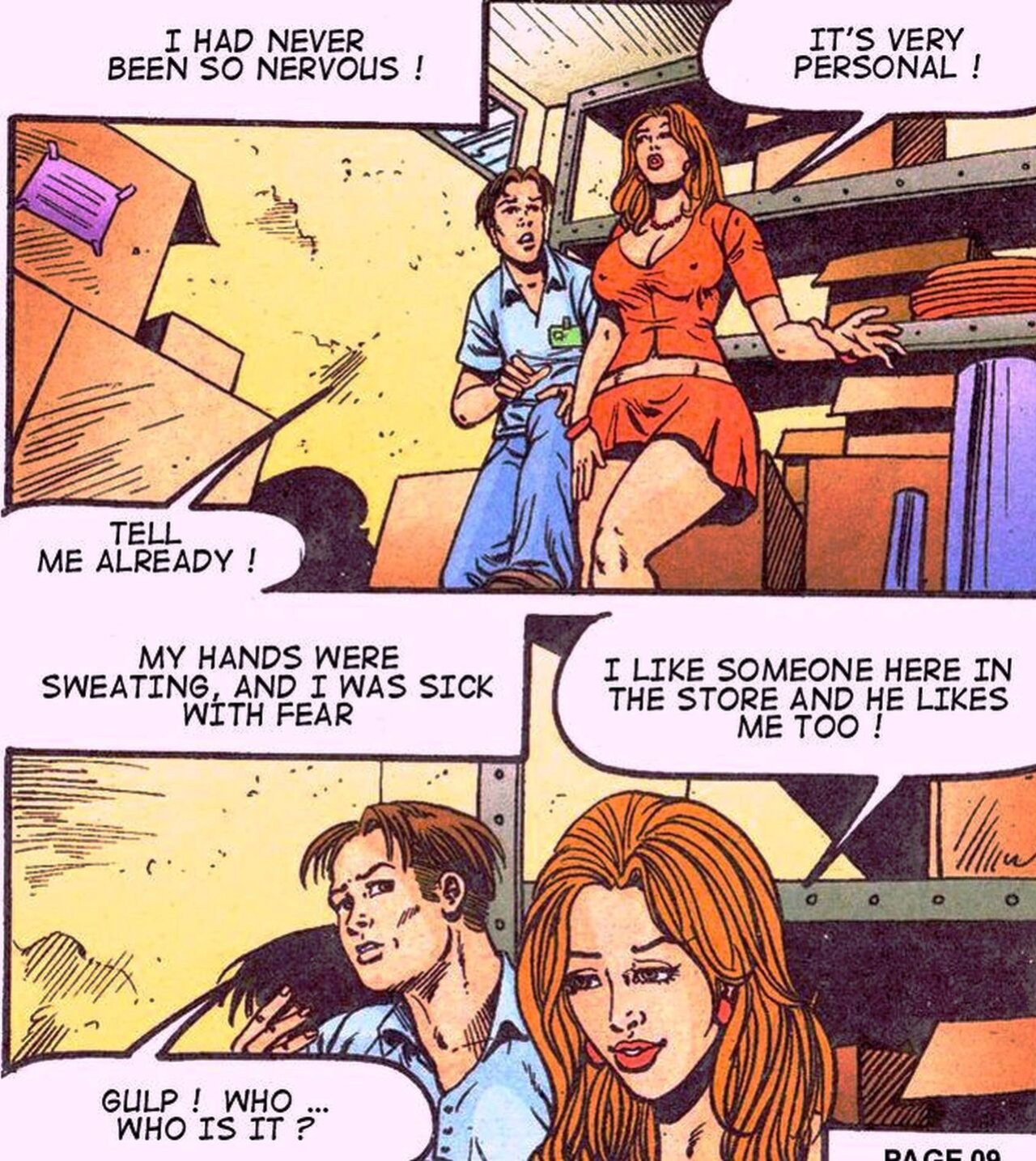 Erotic Comic - Learning to Fuck