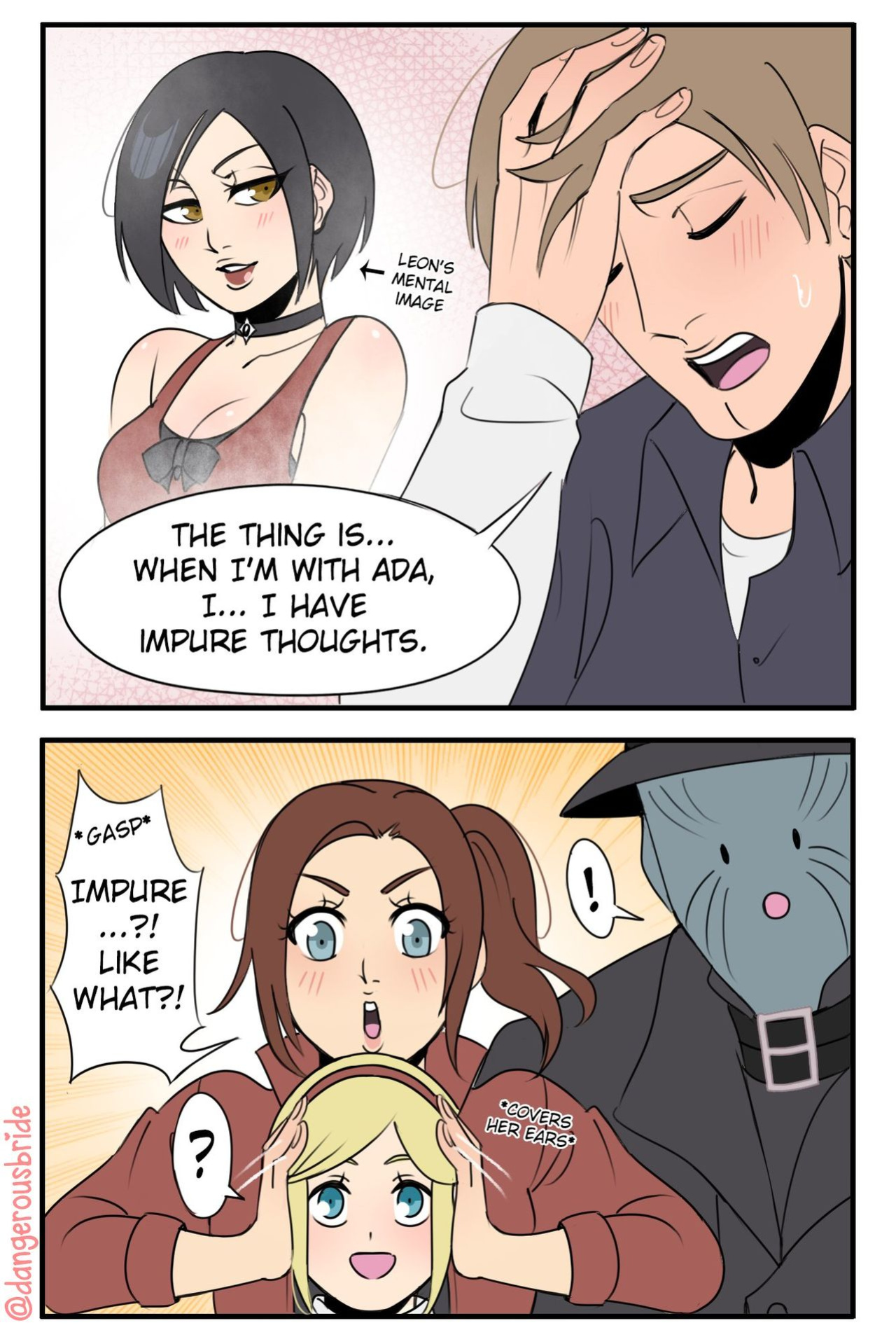 [DangerousBride] Her irresistible rookie (Resident Evil)
