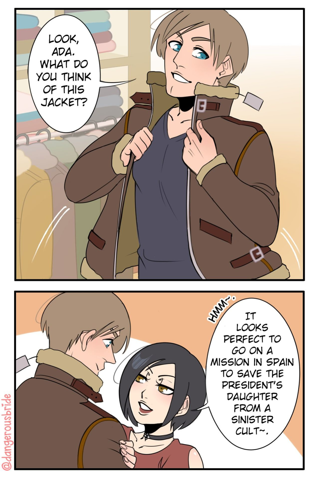 [DangerousBride] Her irresistible rookie (Resident Evil)