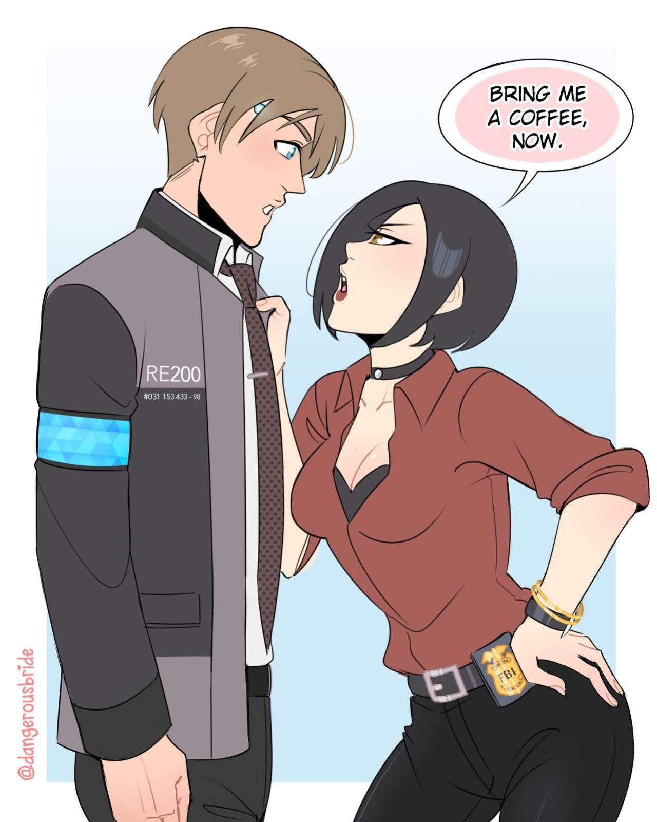 [DangerousBride] Her irresistible rookie (Resident Evil)