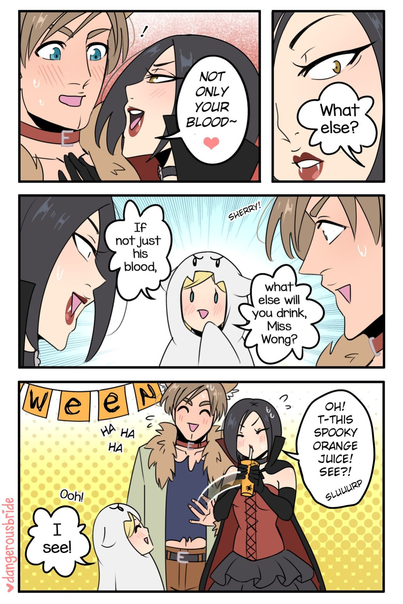 [DangerousBride] Her irresistible rookie (Resident Evil)
