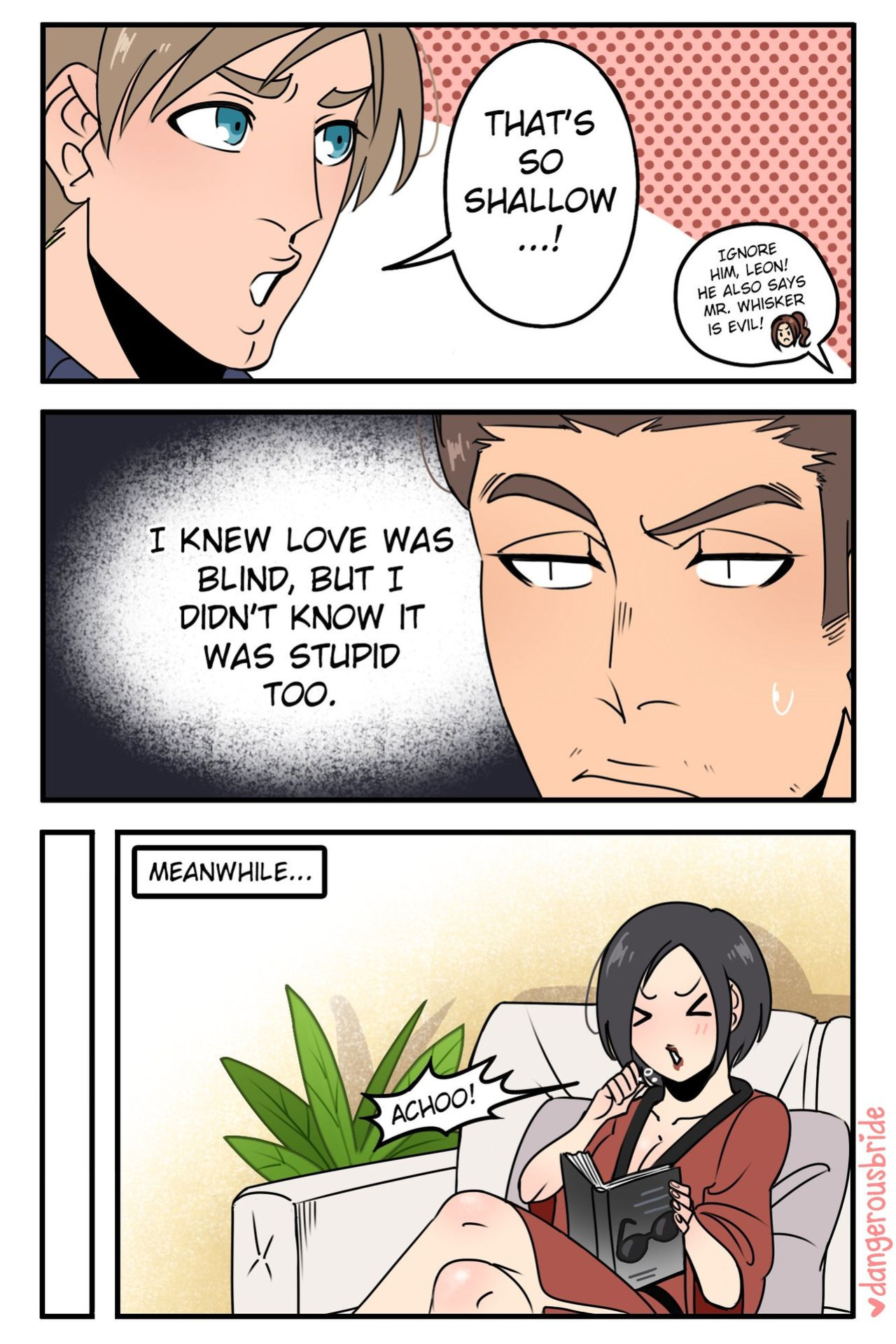 [DangerousBride] Her irresistible rookie (Resident Evil)