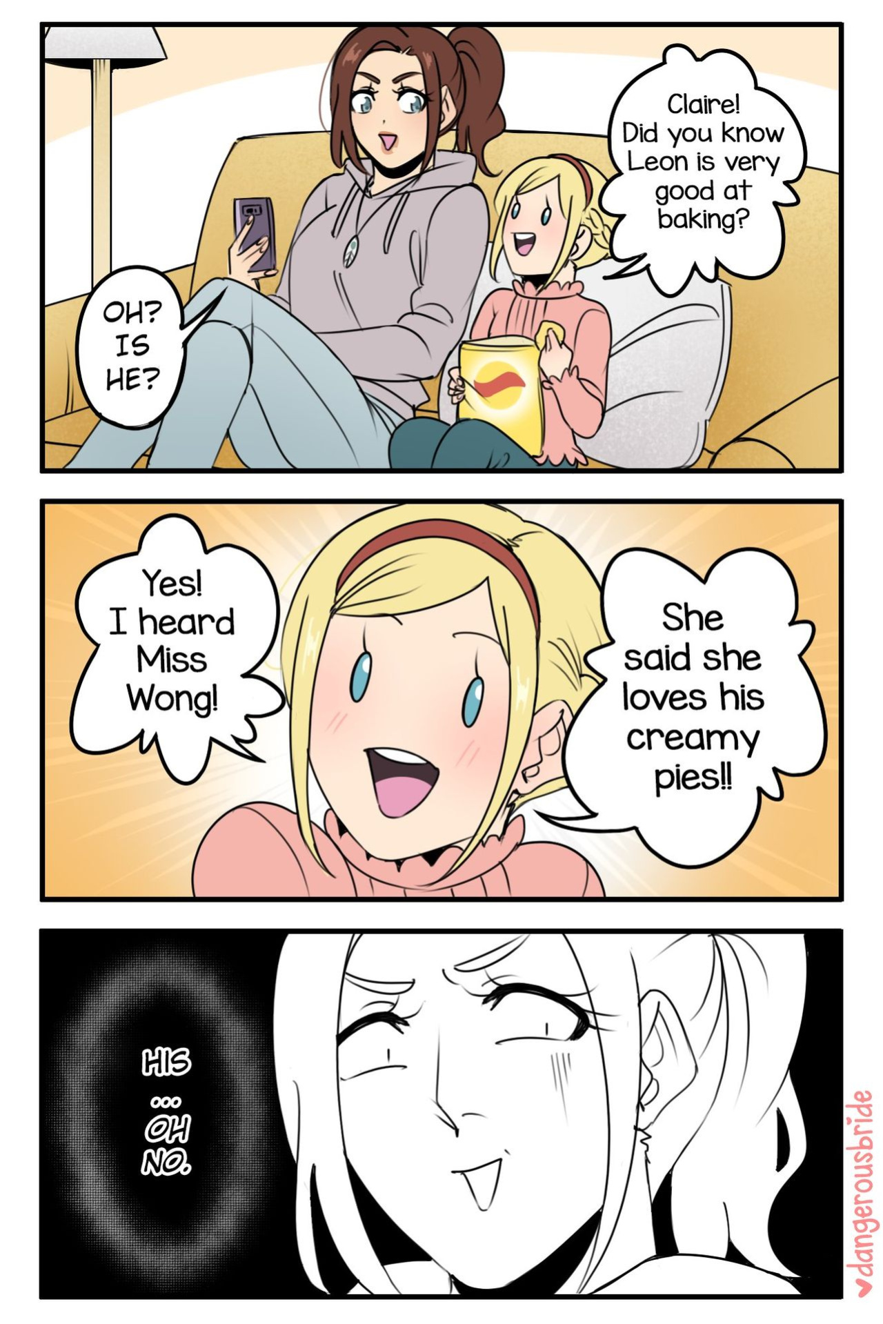 [DangerousBride] Her irresistible rookie (Resident Evil)