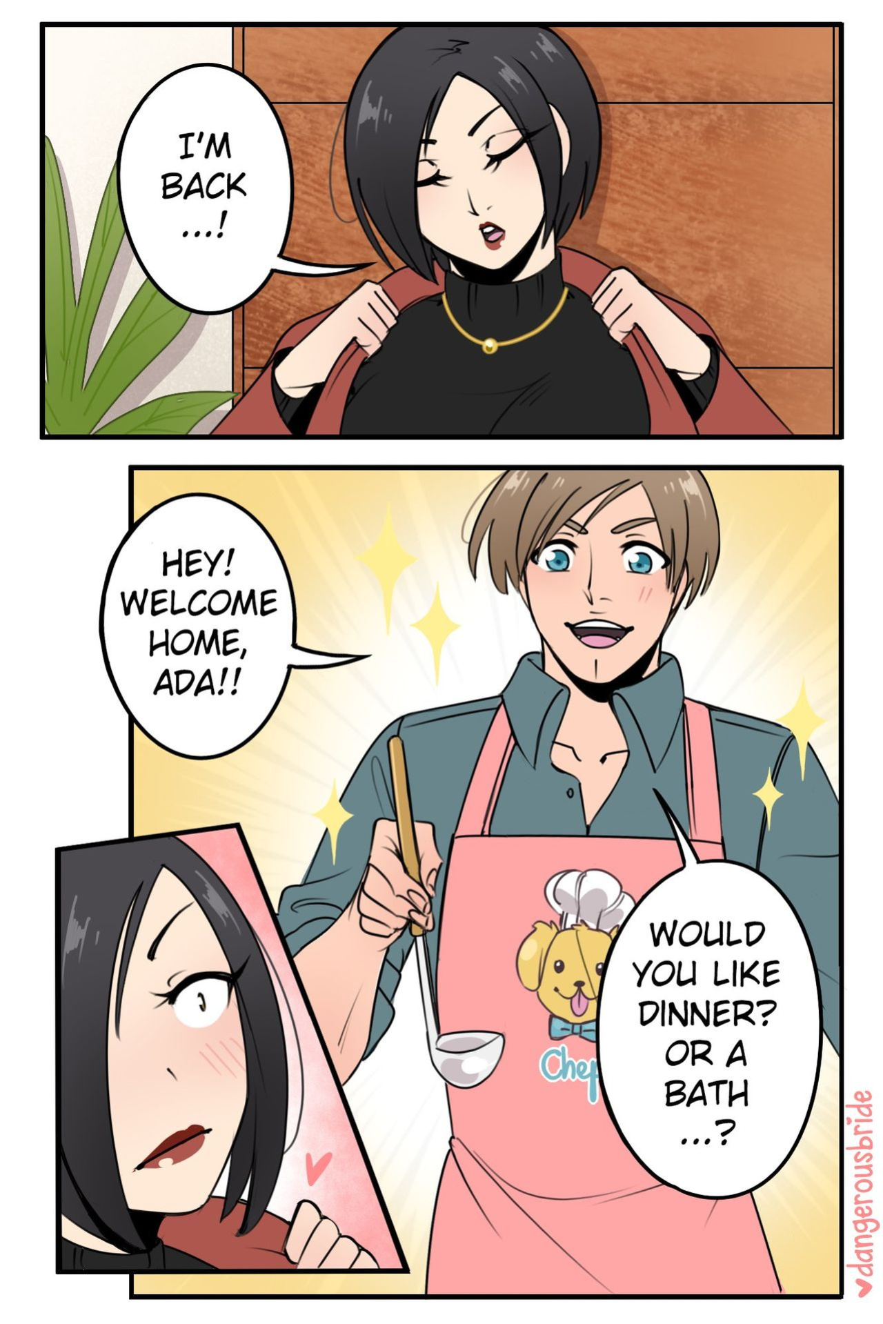 [DangerousBride] Her irresistible rookie (Resident Evil)