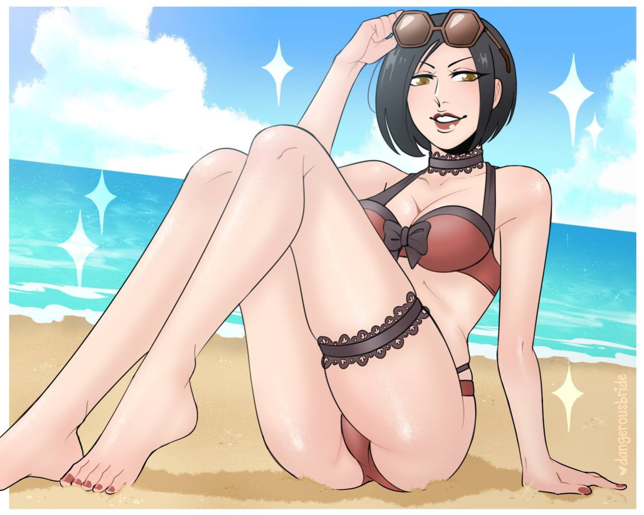 [DangerousBride] Her irresistible rookie (Resident Evil)