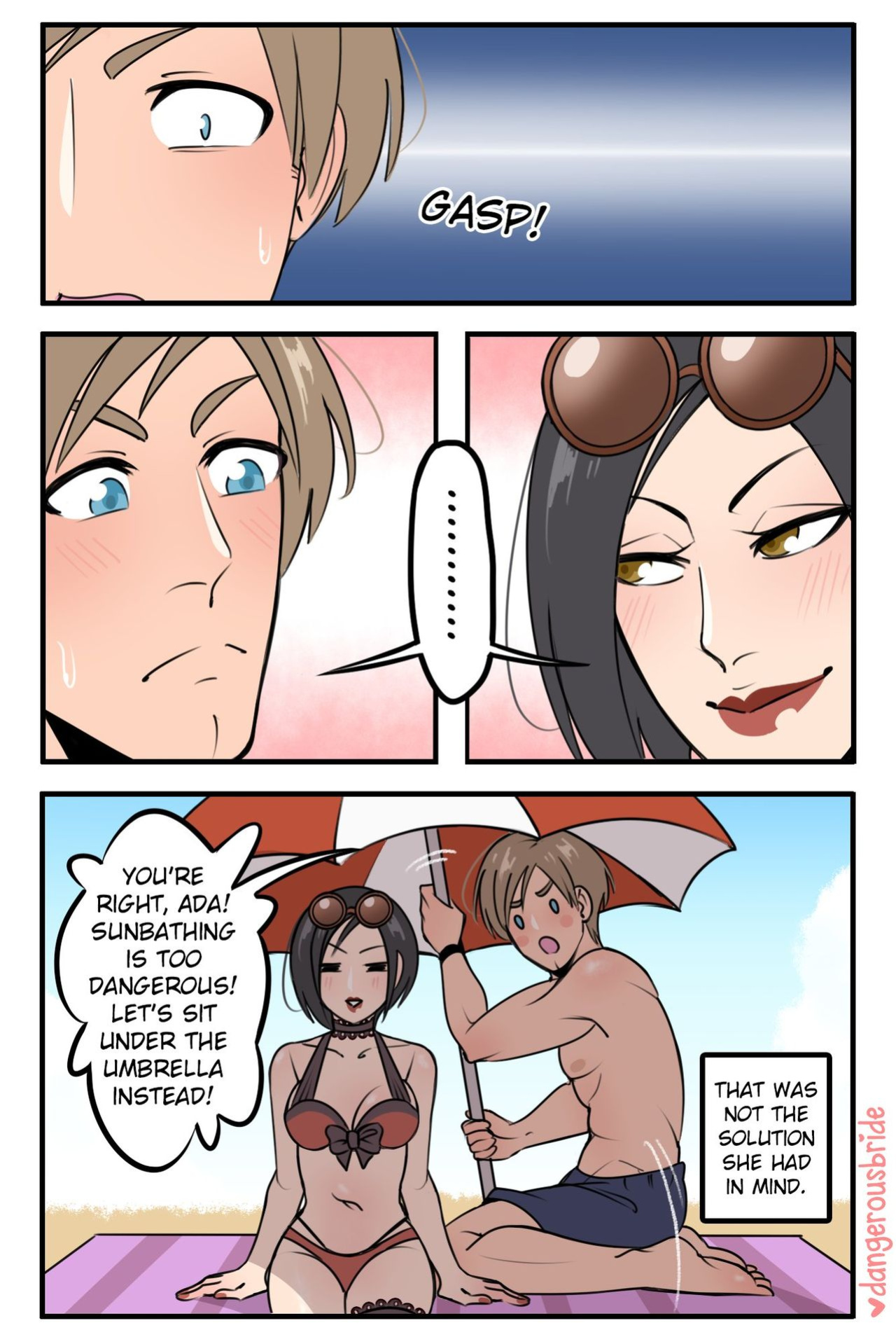 [DangerousBride] Her irresistible rookie (Resident Evil)