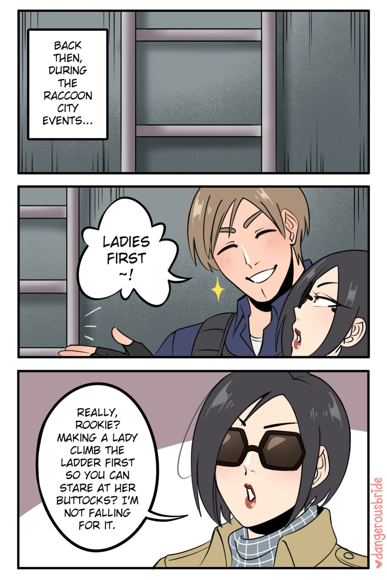 [DangerousBride] Her irresistible rookie (Resident Evil)