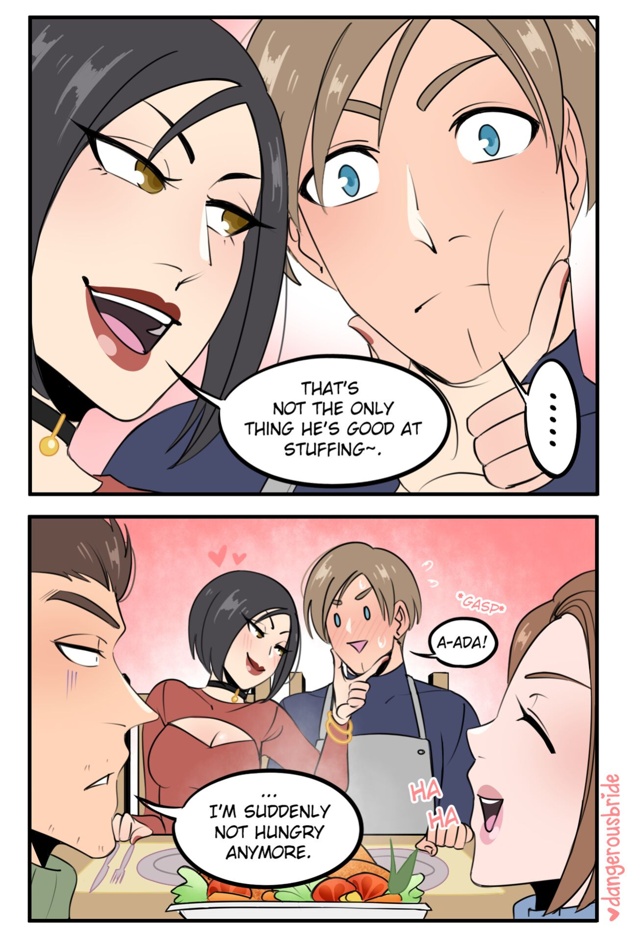 [DangerousBride] Her irresistible rookie (Resident Evil)
