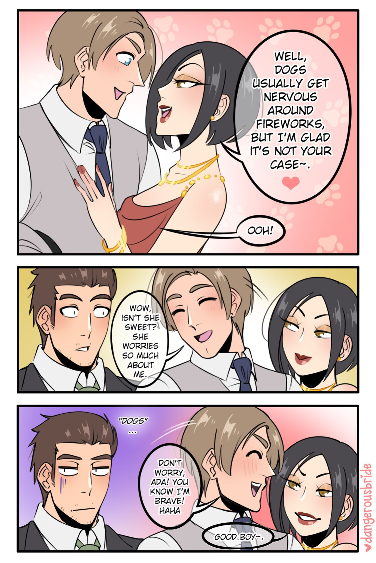 [DangerousBride] Her irresistible rookie (Resident Evil)