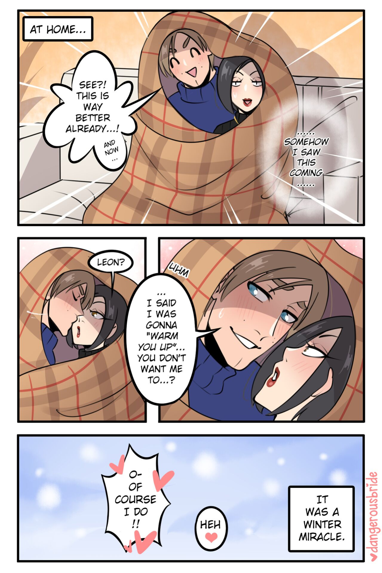 [DangerousBride] Her irresistible rookie (Resident Evil)