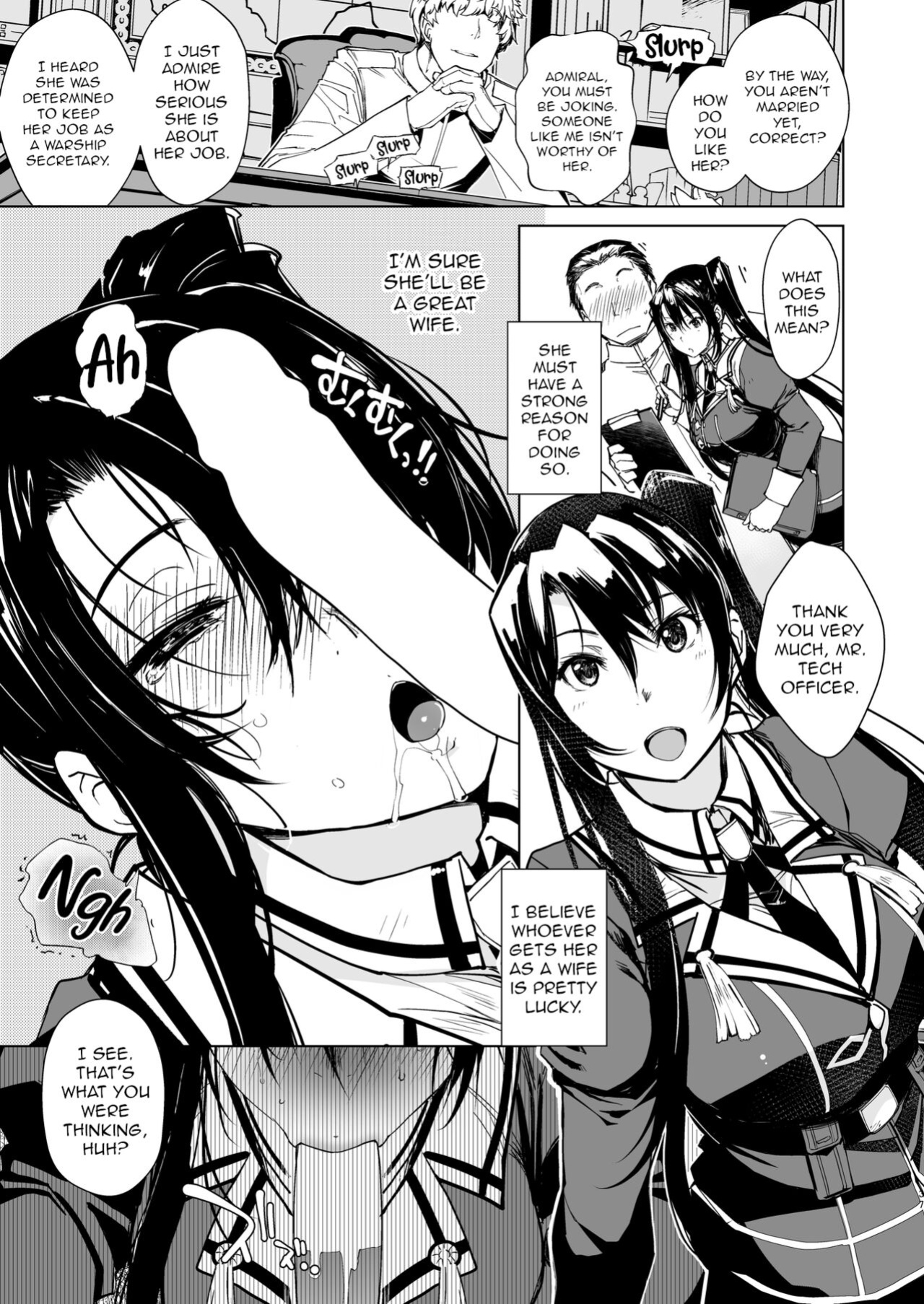 [Xration (mil)] Hishokan Kashima no Houkokusho 3 | Report of the Secretary Kashima 3 (Kantai Collection) {HMC Translation}