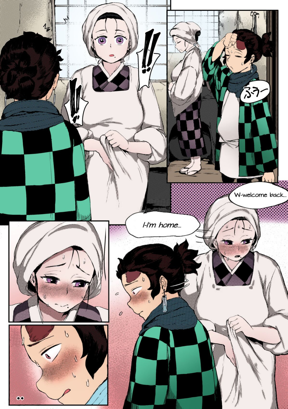 [REDchicken] Haha to Watashi (ge) | Mother and I (Second Part) [Uncle Bane][Colorized by Rissfield]