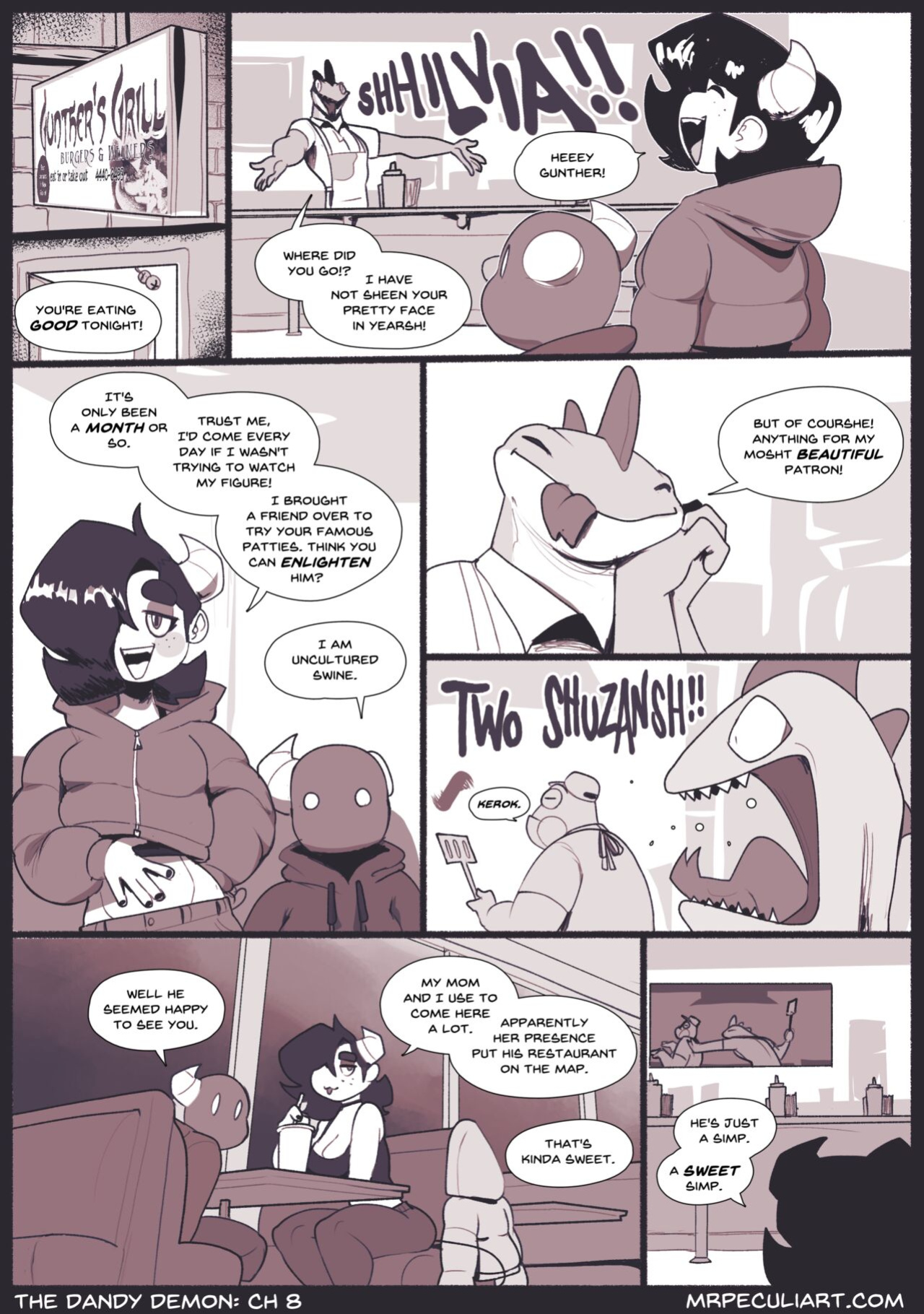 [Peculiart] The Dandy Demon Chapter 8