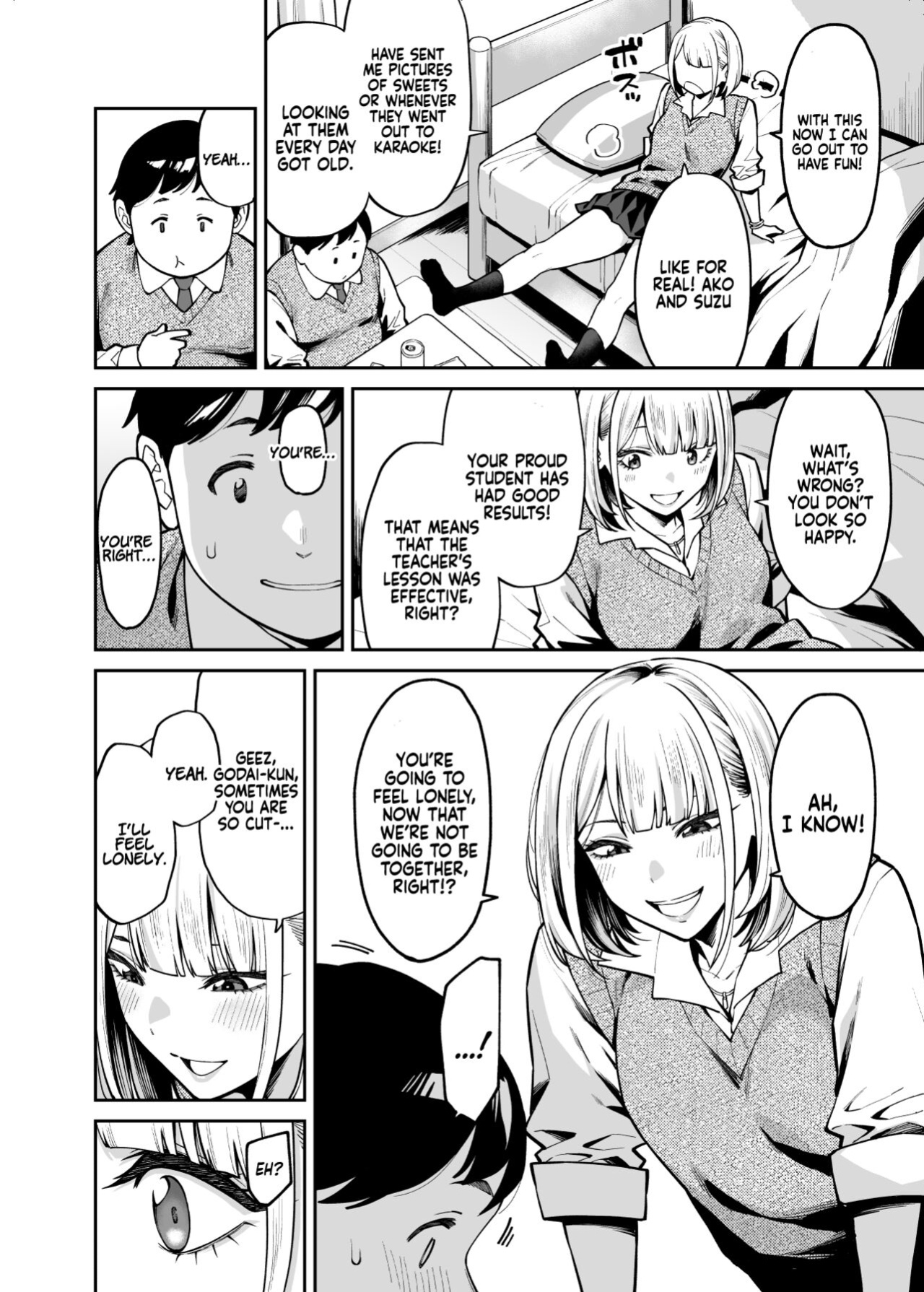 [Uchuusen Shoujigou (Shouji Nigou)] Gal wa Pocchari ni Koi o Suru | Gyaru Falls in Love with a Chubby [Coffedrug]