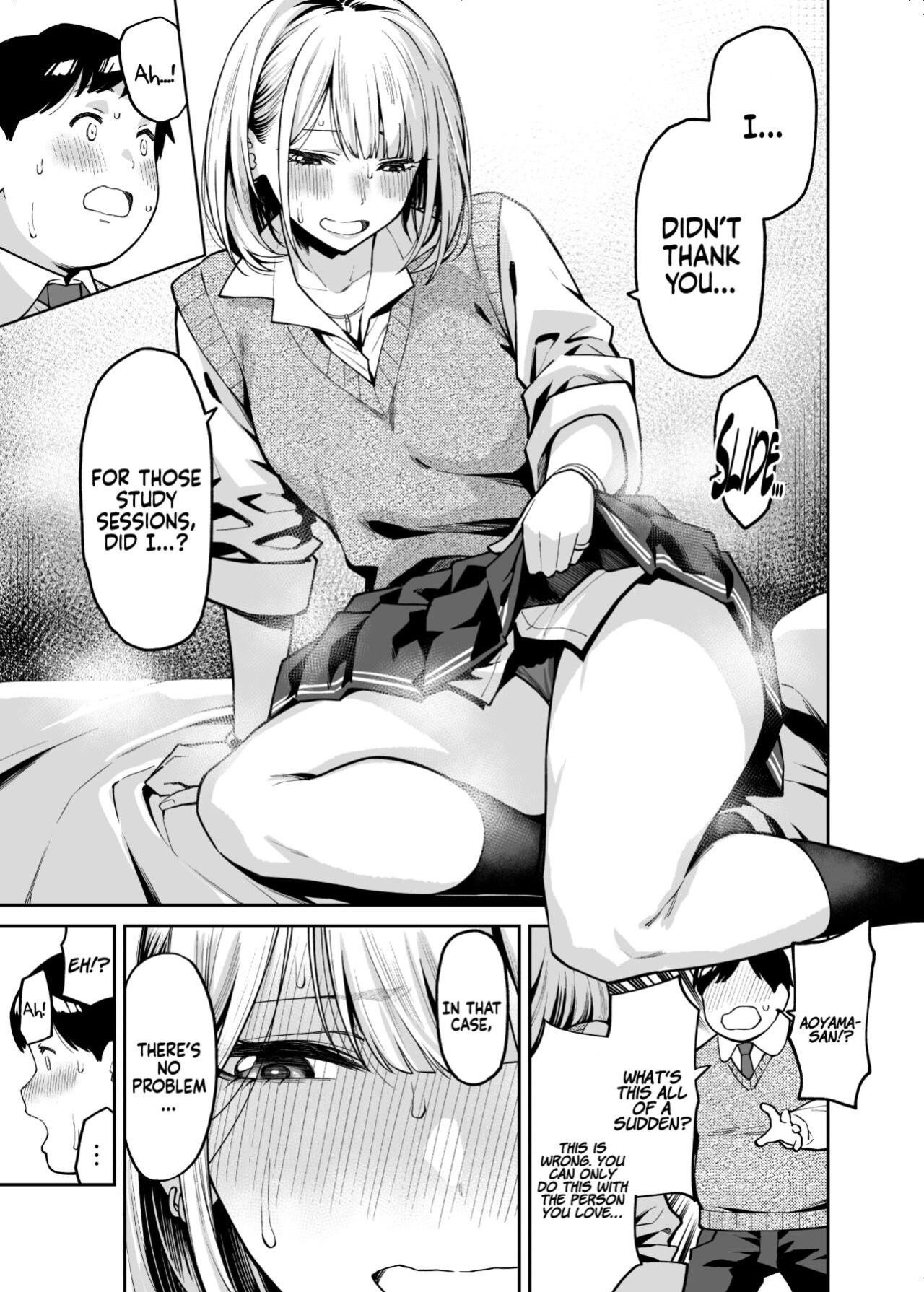 [Uchuusen Shoujigou (Shouji Nigou)] Gal wa Pocchari ni Koi o Suru | Gyaru Falls in Love with a Chubby [Coffedrug]