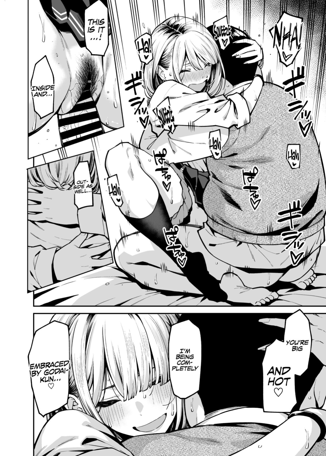[Uchuusen Shoujigou (Shouji Nigou)] Gal wa Pocchari ni Koi o Suru | Gyaru Falls in Love with a Chubby [Coffedrug]