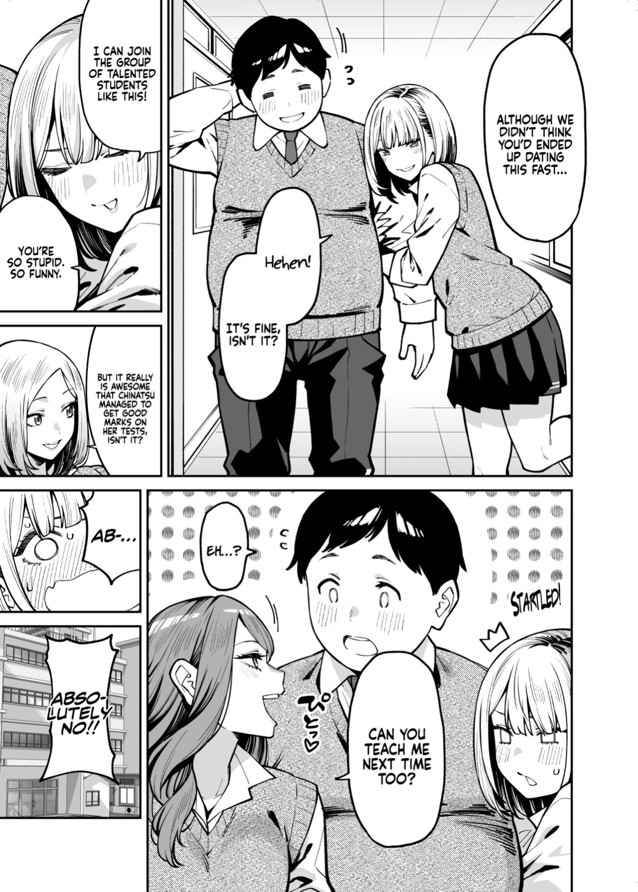 [Uchuusen Shoujigou (Shouji Nigou)] Gal wa Pocchari ni Koi o Suru | Gyaru Falls in Love with a Chubby [Coffedrug]