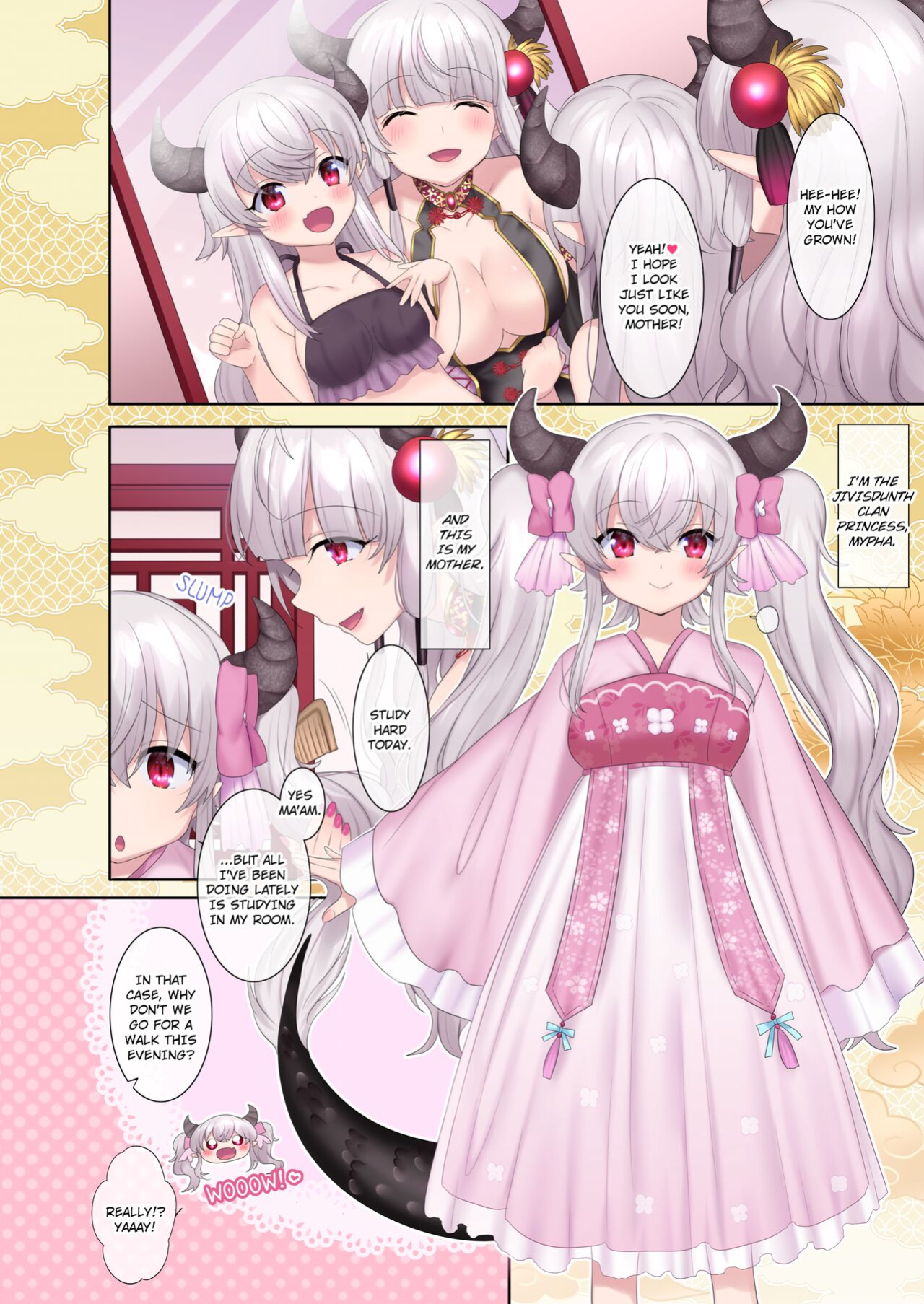 [TSF no F (Hiiragi Popura, Yotsuba Chika)] Yuusha Aku ni Ochiru ~Ryu Hime Meifa no Kakusei~ | A Hero's Fall from Grace Dragon Princess