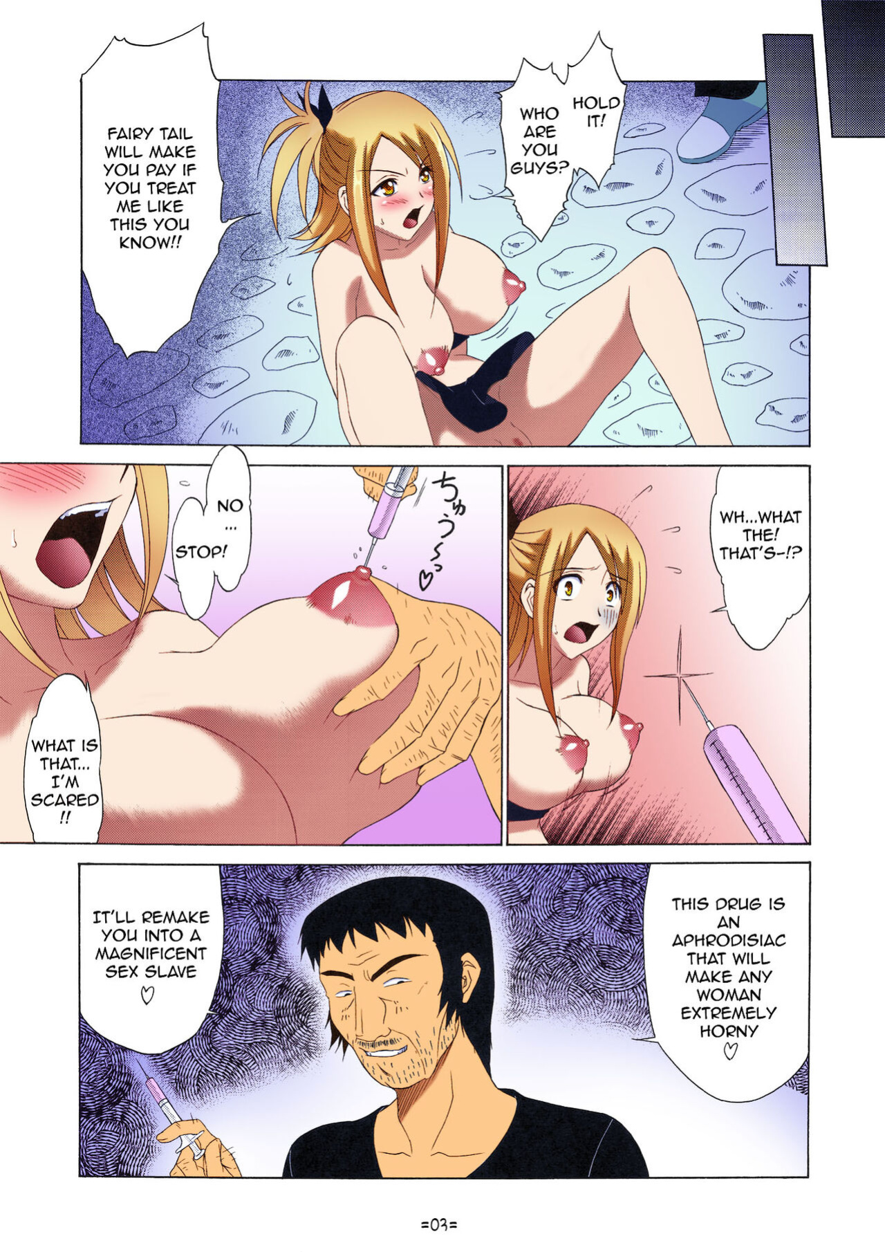 [Tsurikichi Doumei (Shiomi Yuusuke)] FAIRY SLAVE II (Fairy Tail) [Colorized]