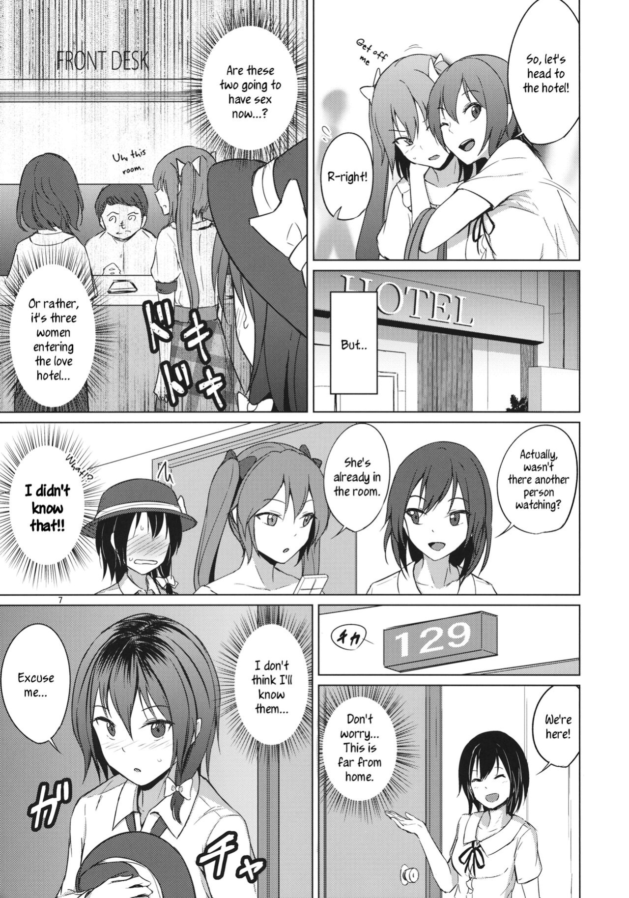 (Shuuki Reitaisai 6) [Mugendai (Humei)] Aikata to Lesbian Fuuzoku o Kanshou suru Koto ni Narimashita. | My Partner and I go to Appreciate Lesbian Sex Workers. (Touhou Project) [FoF]