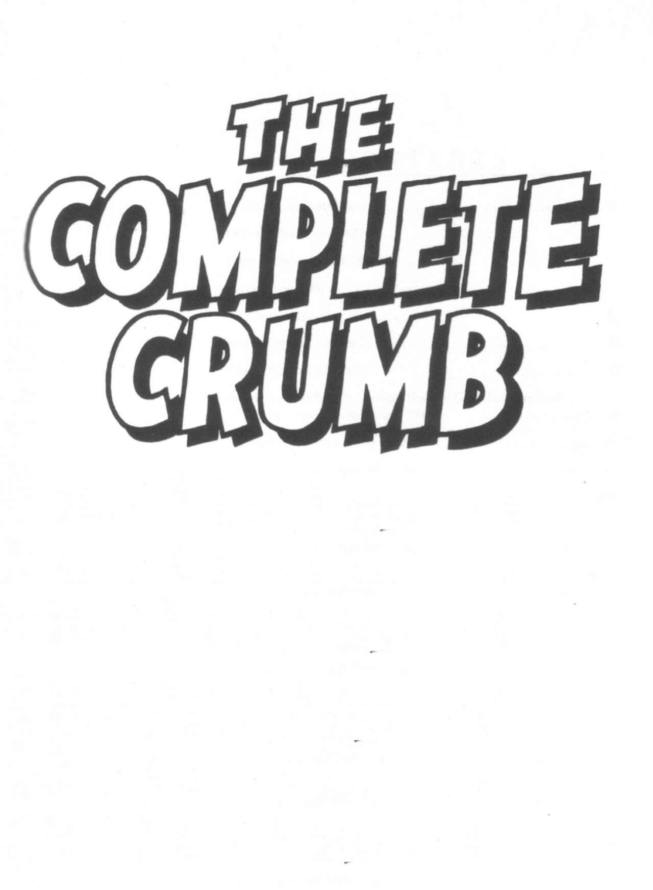The Complete Crumb Comics #2