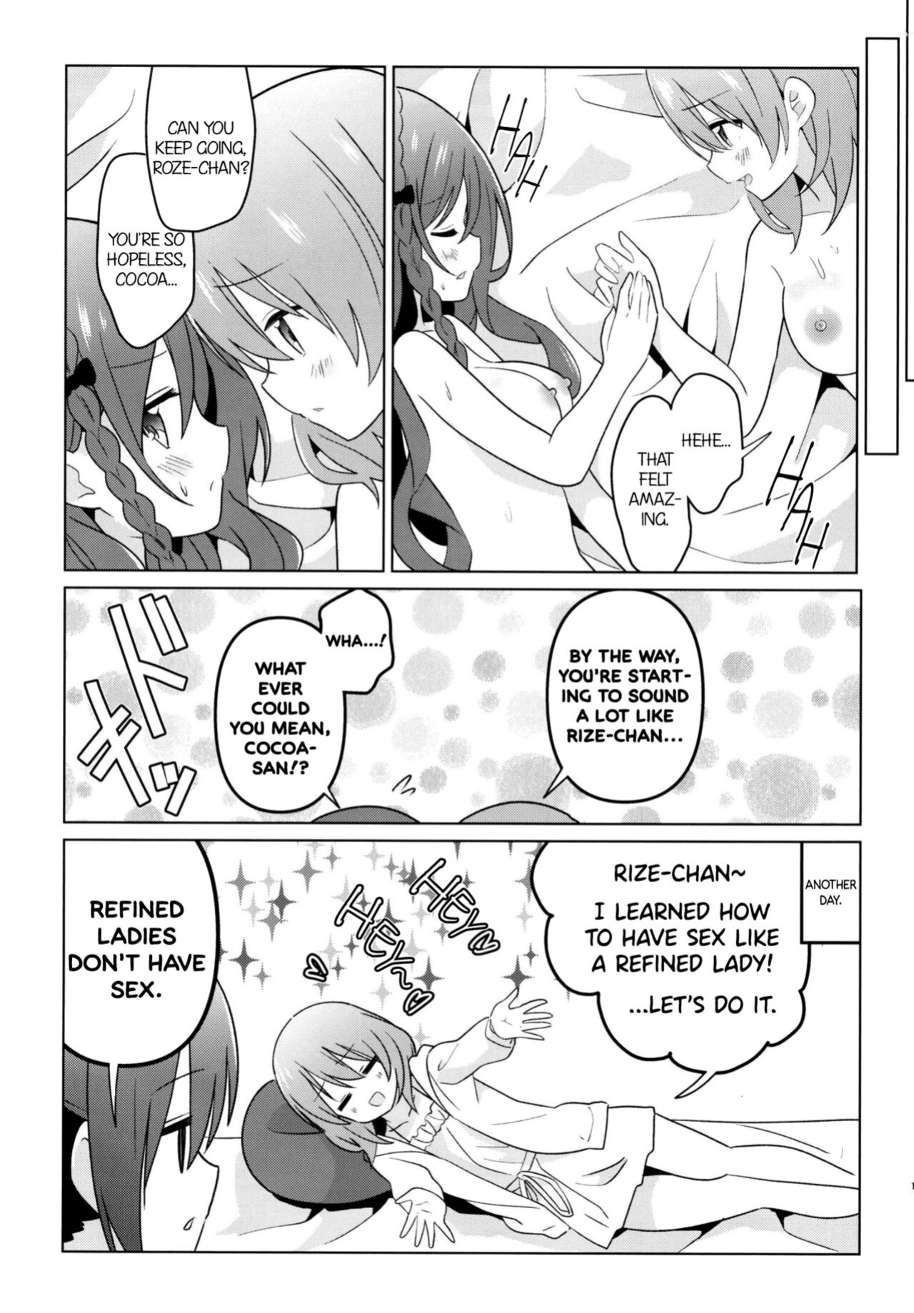 [vivid_dot (Nanakusa Amane)] KokoRoze de Yuri ni Mezameru Hon | A Book Where CocoRoze Awaken to Yuri (Gochuumon wa Usagi desu ka?) [/u/ Scanlations]