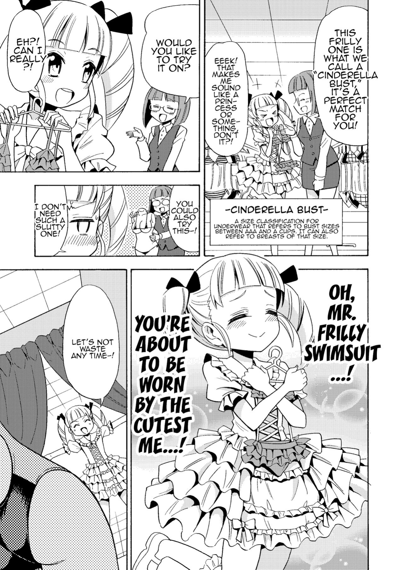 [Yoshida Gorou Shoukai (Yoshida Gorou)] Happy Birthday 2 - Nyotaika Shita no de Mizugi o Kai ni Ittemita | Happy Birthday 2 - Because I have the body of a girl, I tried going shopping for swimsuits. [MMAG Translations]