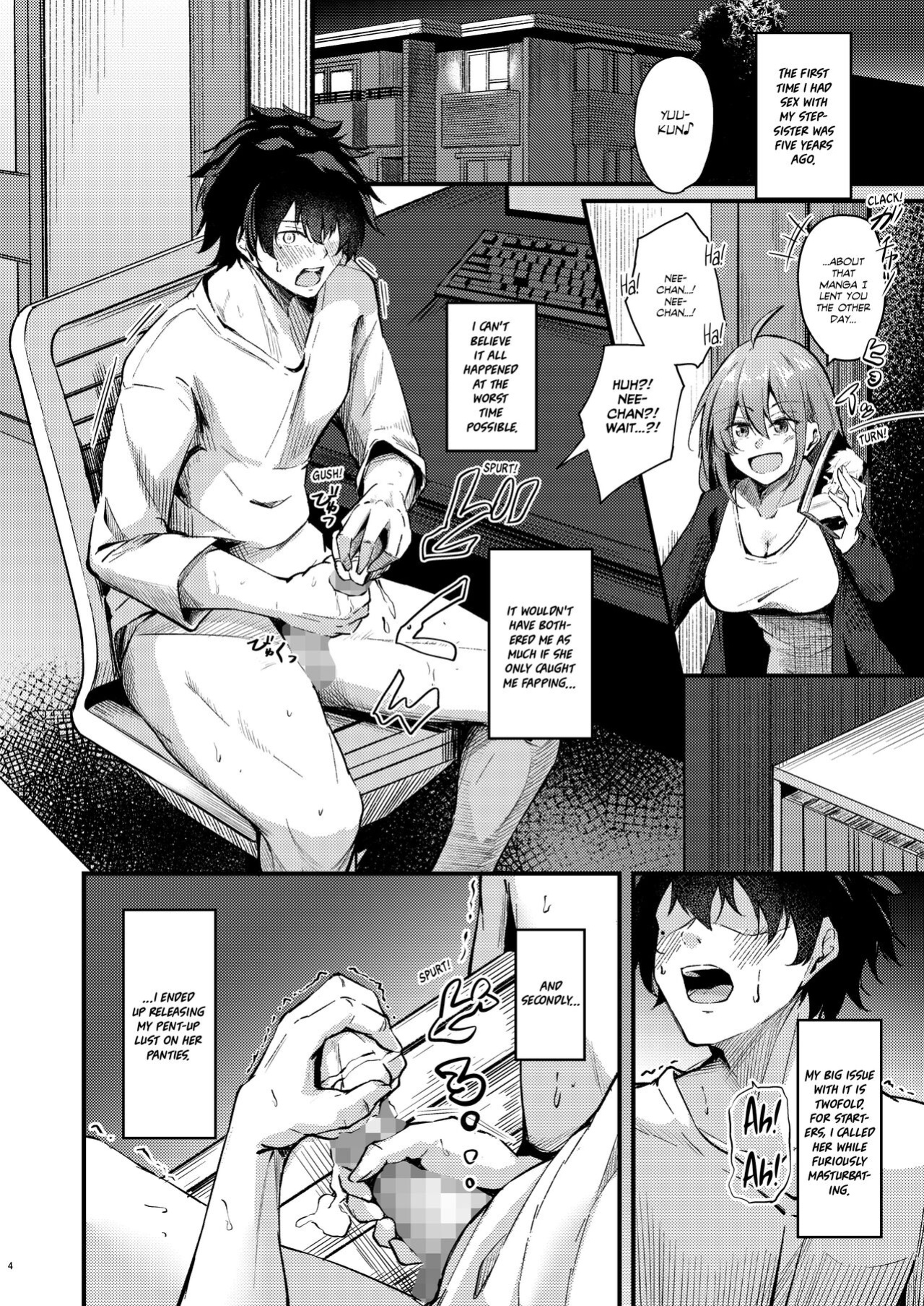 [Gakuen Ketsumeichou (Oriue Wato)] Itsudemo Dokodemo Nandemo Sasete Kureru Giri no Ane | 24/7 Sex with my Stepsister! [Team Rabu2]