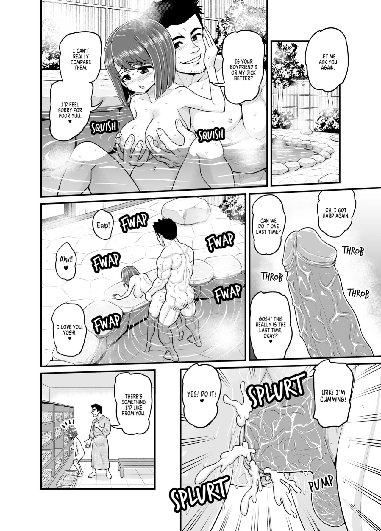 [Gachonjirou] Hot Spring Netorare Manga