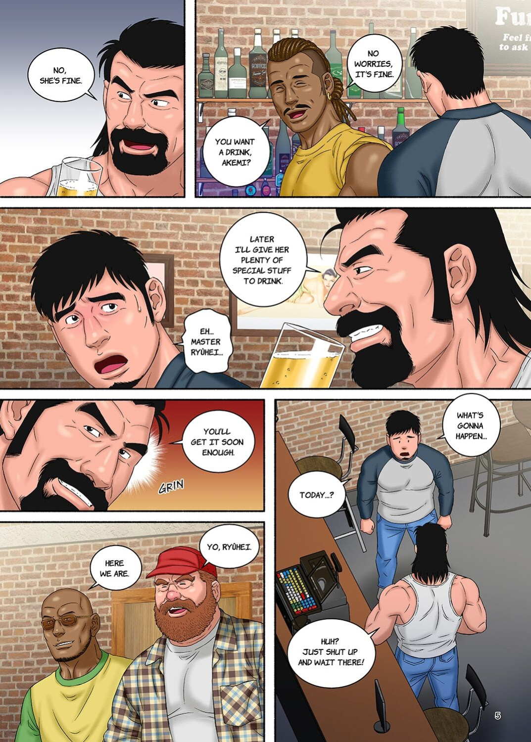 [Tagame Gengoroh] COCKSUCKER Dachi no Oyaji ni Mesu ni Sarete 3 | COCKSUCKER I Got Turned into My Best Friend's Father's Bitch 3